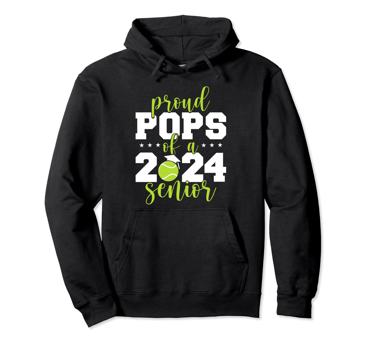 2024 Senior Proud Pops Senior Hoodie - Casual Everyday Wear for Adults - T-Shirt, Sweatshirt, Hoodie