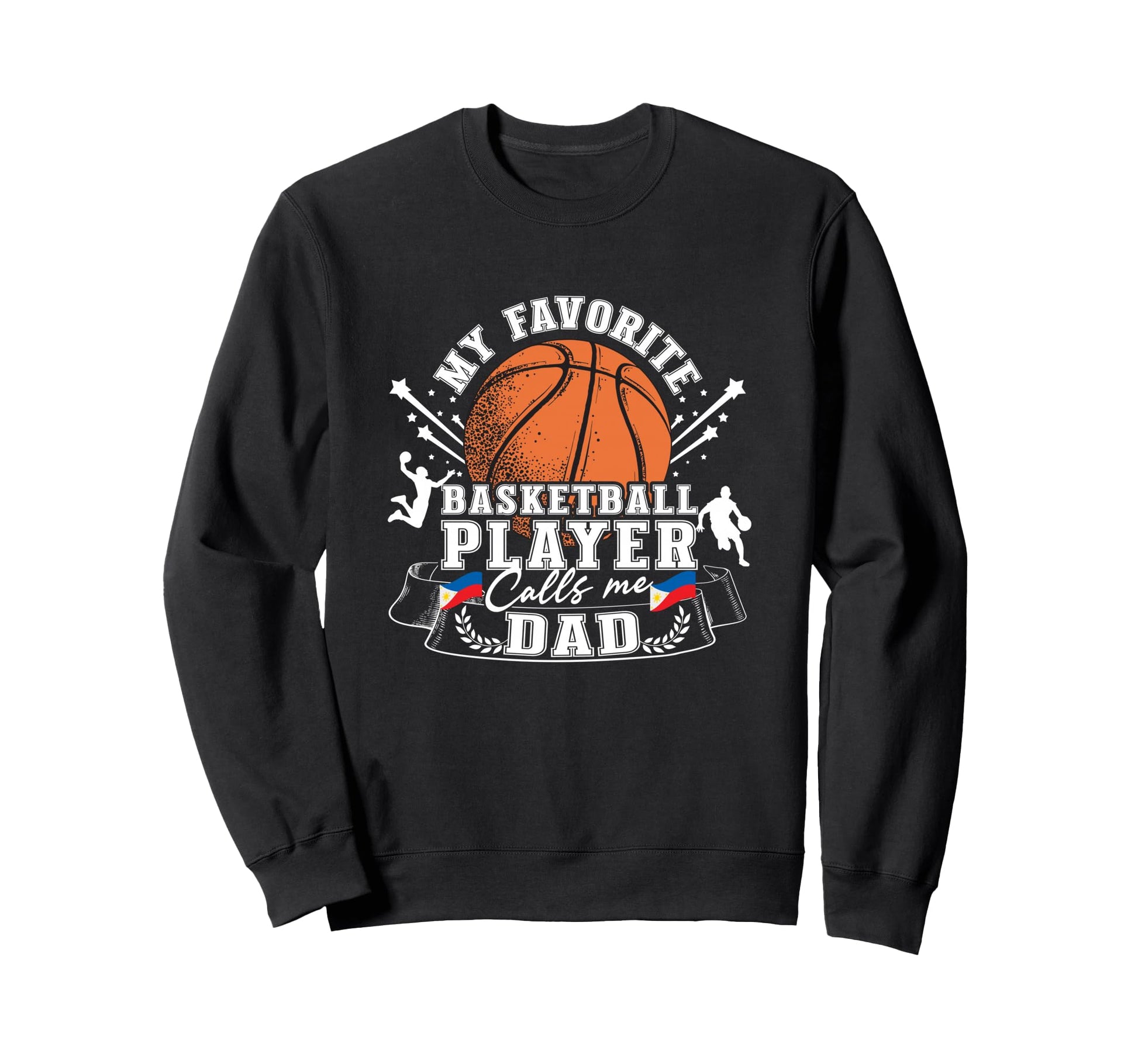 Basketball Gift Dad Pinoy Tatay Sweatshirt - Aesthetic Graphic Unisex - T-Shirt, Sweatshirt, Hoodie