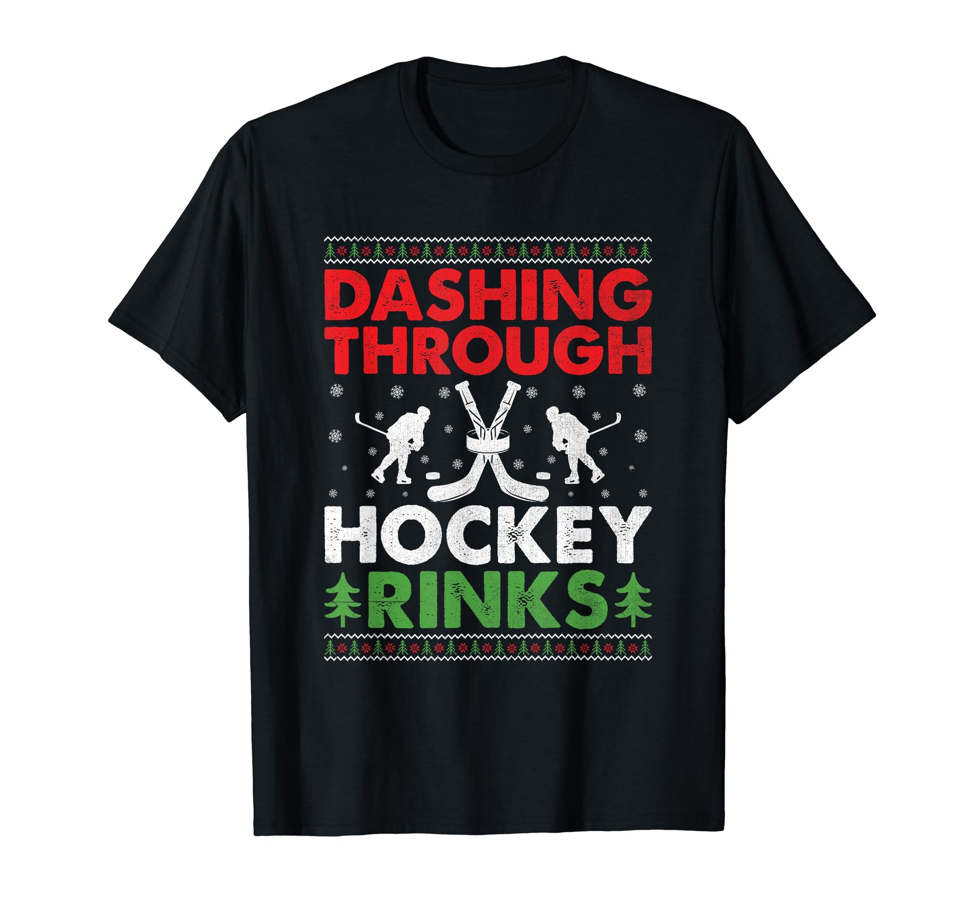 Ice Hockey Dad Player Pucking T-Shirt - Fun Novelty Design for Adults - T-Shirt, Sweatshirt, Hoodie