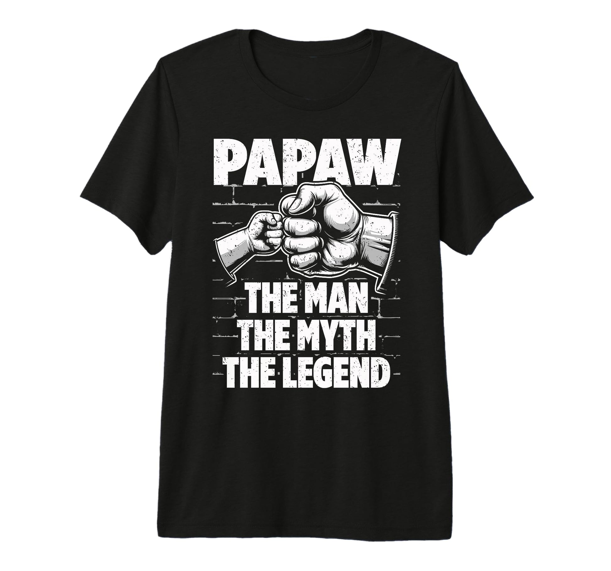 Mens Papaw Myth Legend Dad Grandpa Tri T-Shirt - Trendy Graphic Men Women - T-Shirt, Sweatshirt, Hoodie