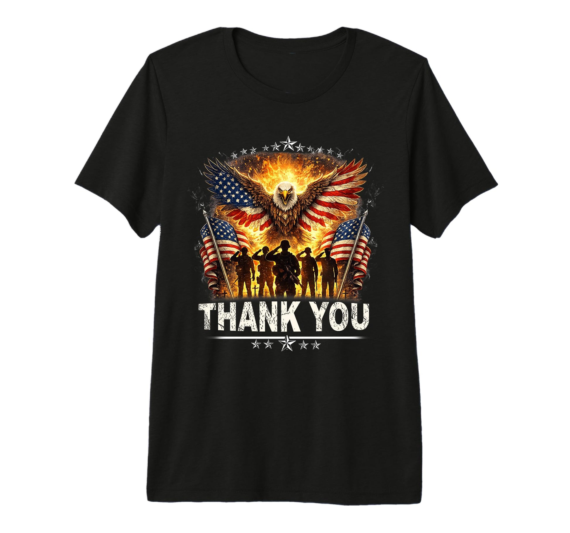 Thank You Veteran Patriotic Usa T-Shirt - Aesthetic Graphic Unisex - T-Shirt, Sweatshirt, Hoodie