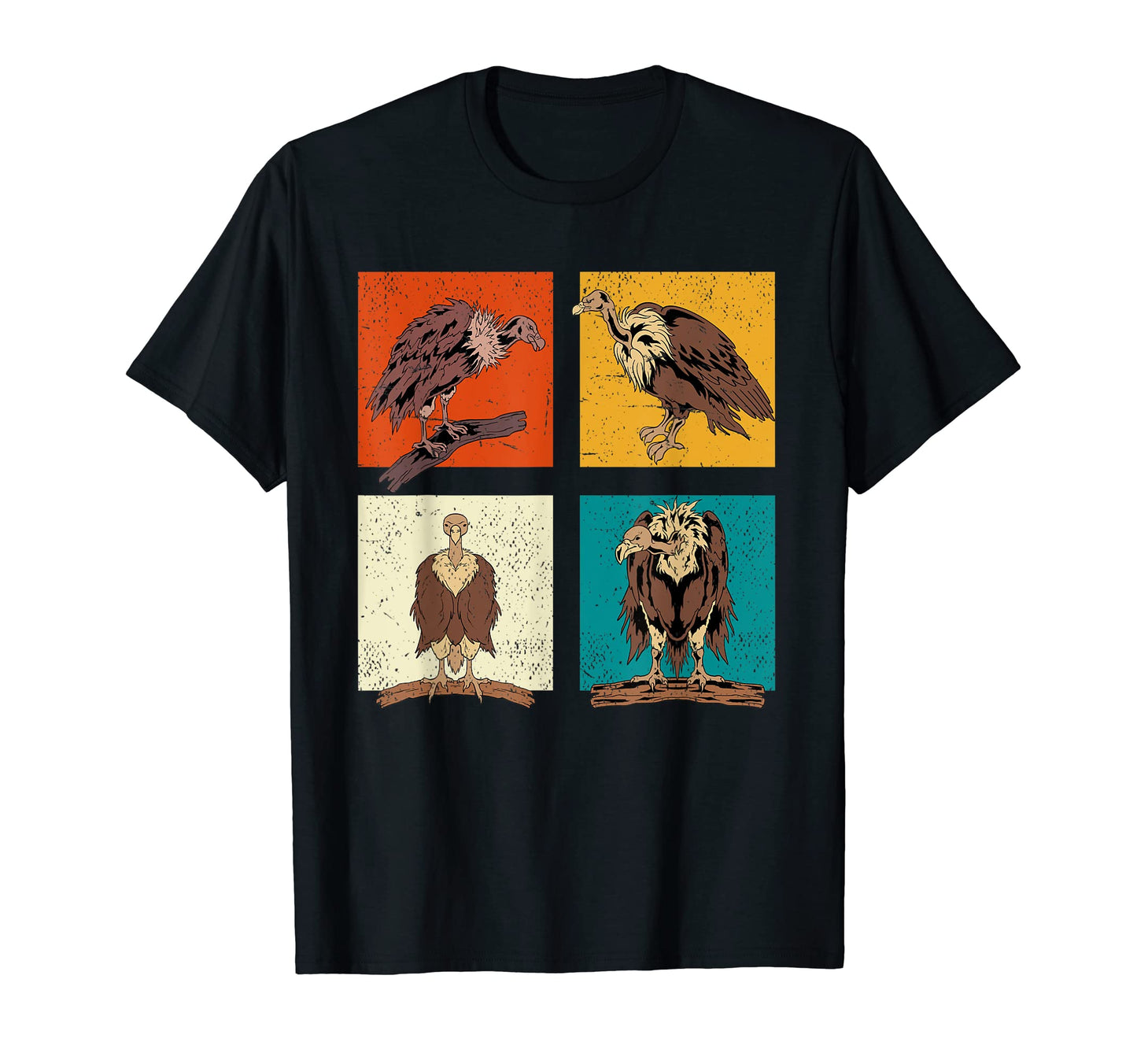 Scary Scavenger Bird Animal Pop Art T-Shirt - Unique Graphic for Adults - T-Shirt, Sweatshirt, Hoodie