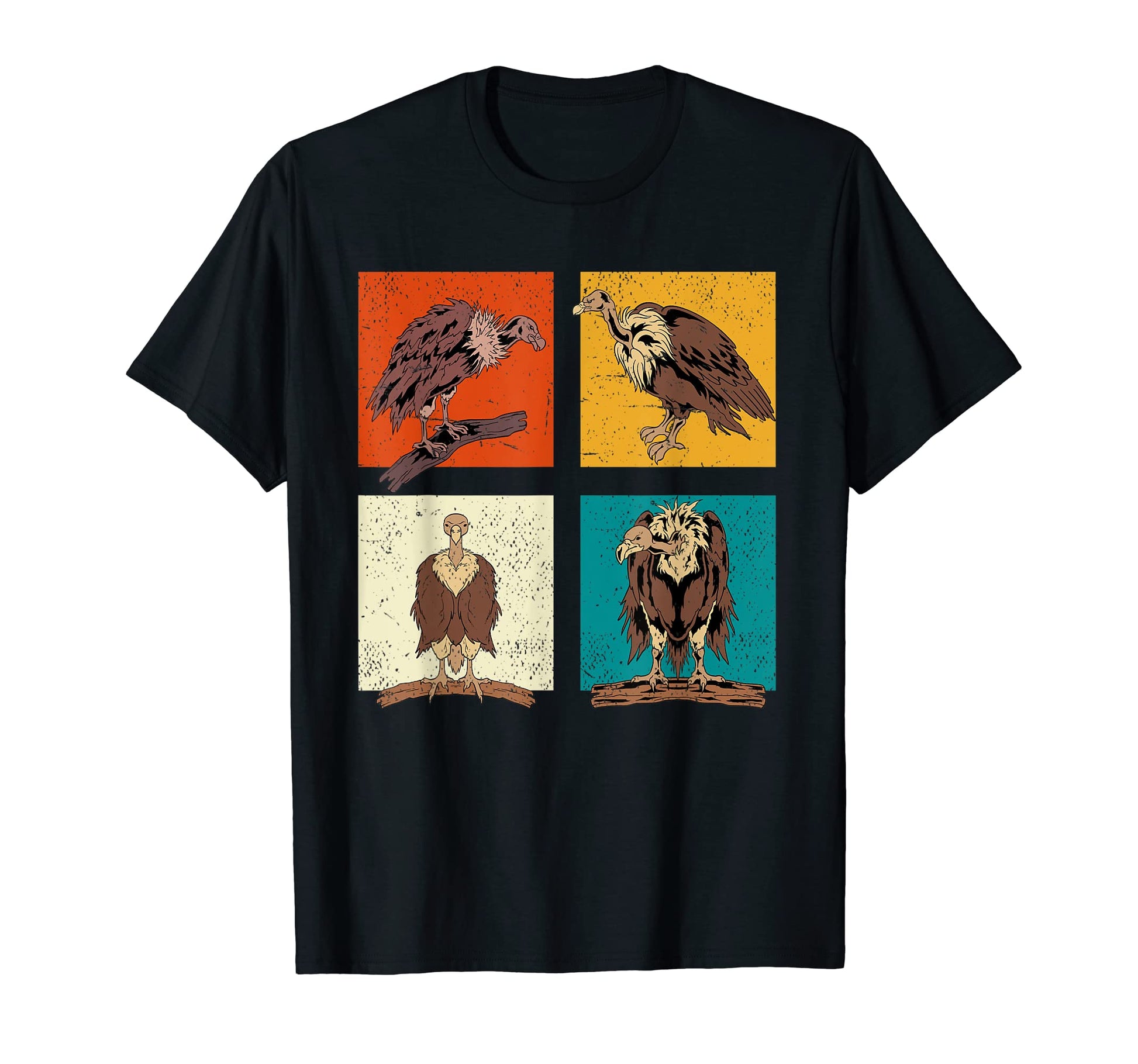 Scary Scavenger Bird Animal Pop Art T-Shirt - Unique Graphic for Adults - T-Shirt, Sweatshirt, Hoodie