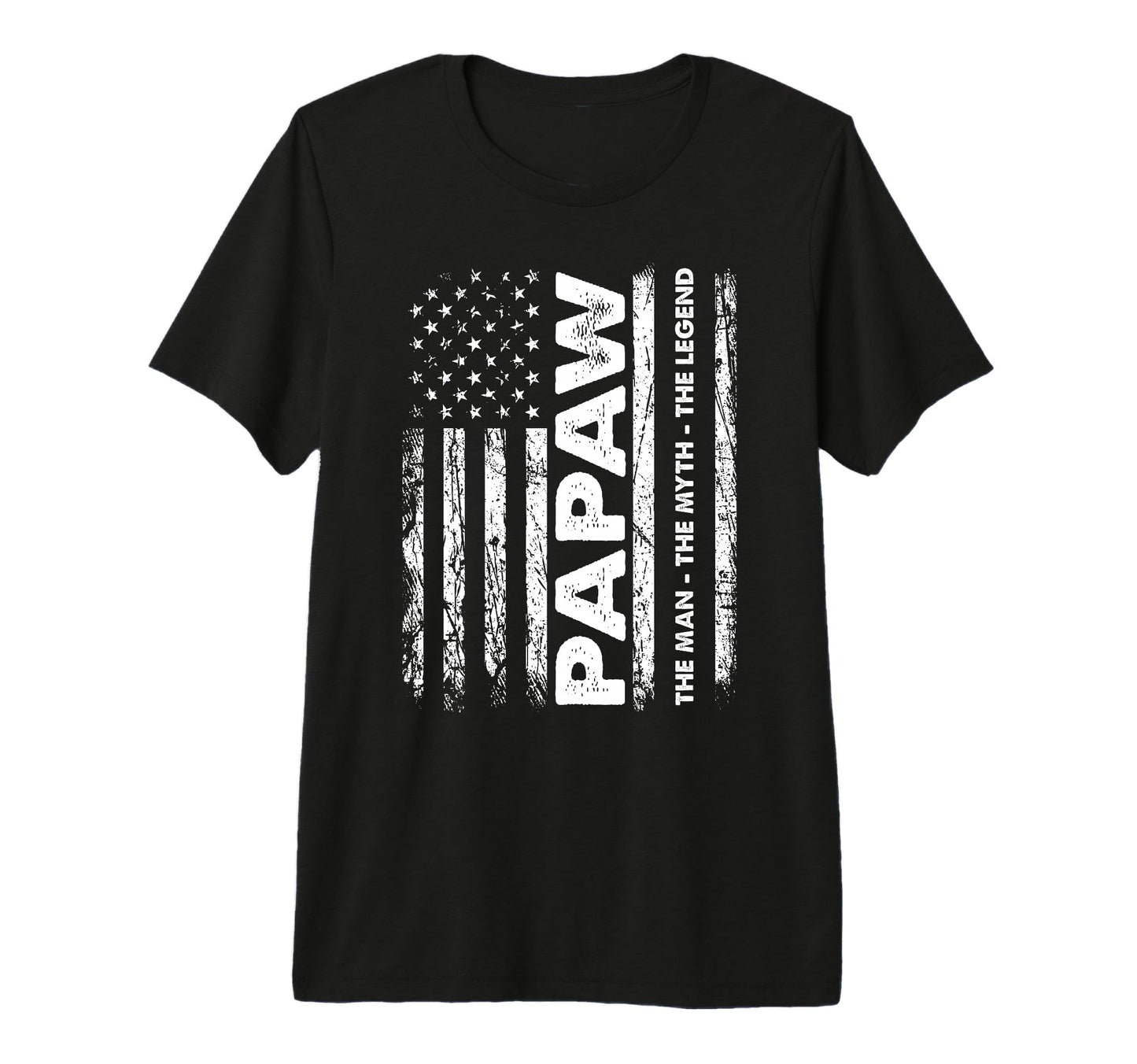Mens Papaw Myth Legend Dad Grandpa T-Shirt - Minimalist Print for Adults - T-Shirt, Sweatshirt, Hoodie