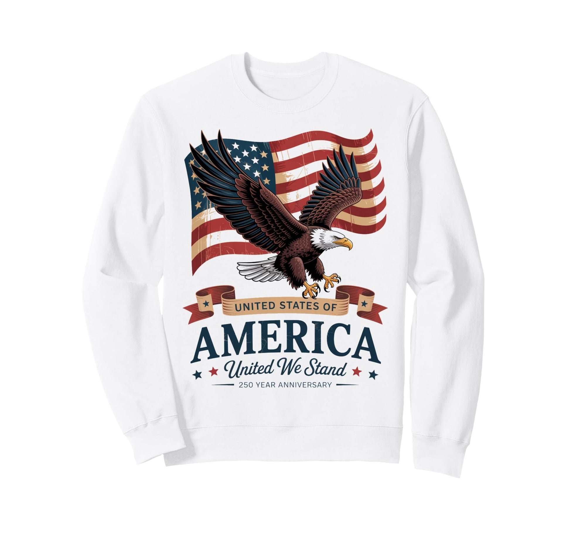 United States 250 Year Anniversary Brand T-Shirt - Graphic Print Unisex - T-Shirt, Sweatshirt, Hoodie