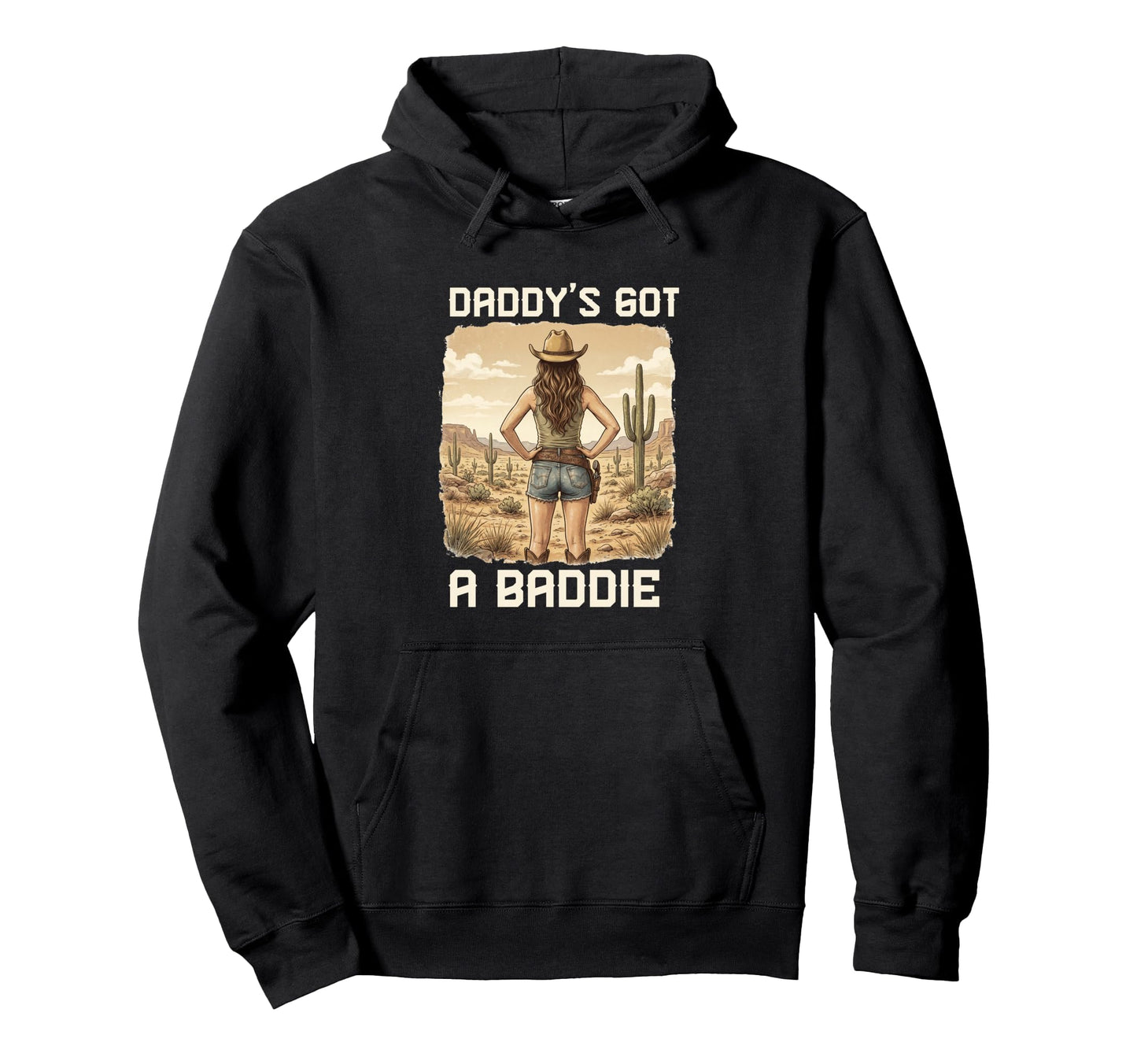 Daddys Got Baddie Funny Husband Dad Hoodie - Unique Graphic Men Women - T-Shirt, Sweatshirt, Hoodie
