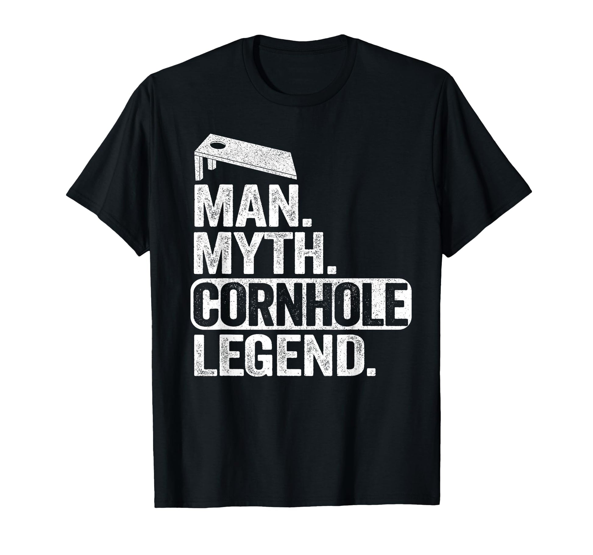 Myth Cornhole Legend Daddy Corn Hole T-Shirt - Custom Art Print for Adults - T-Shirt, Sweatshirt, Hoodie