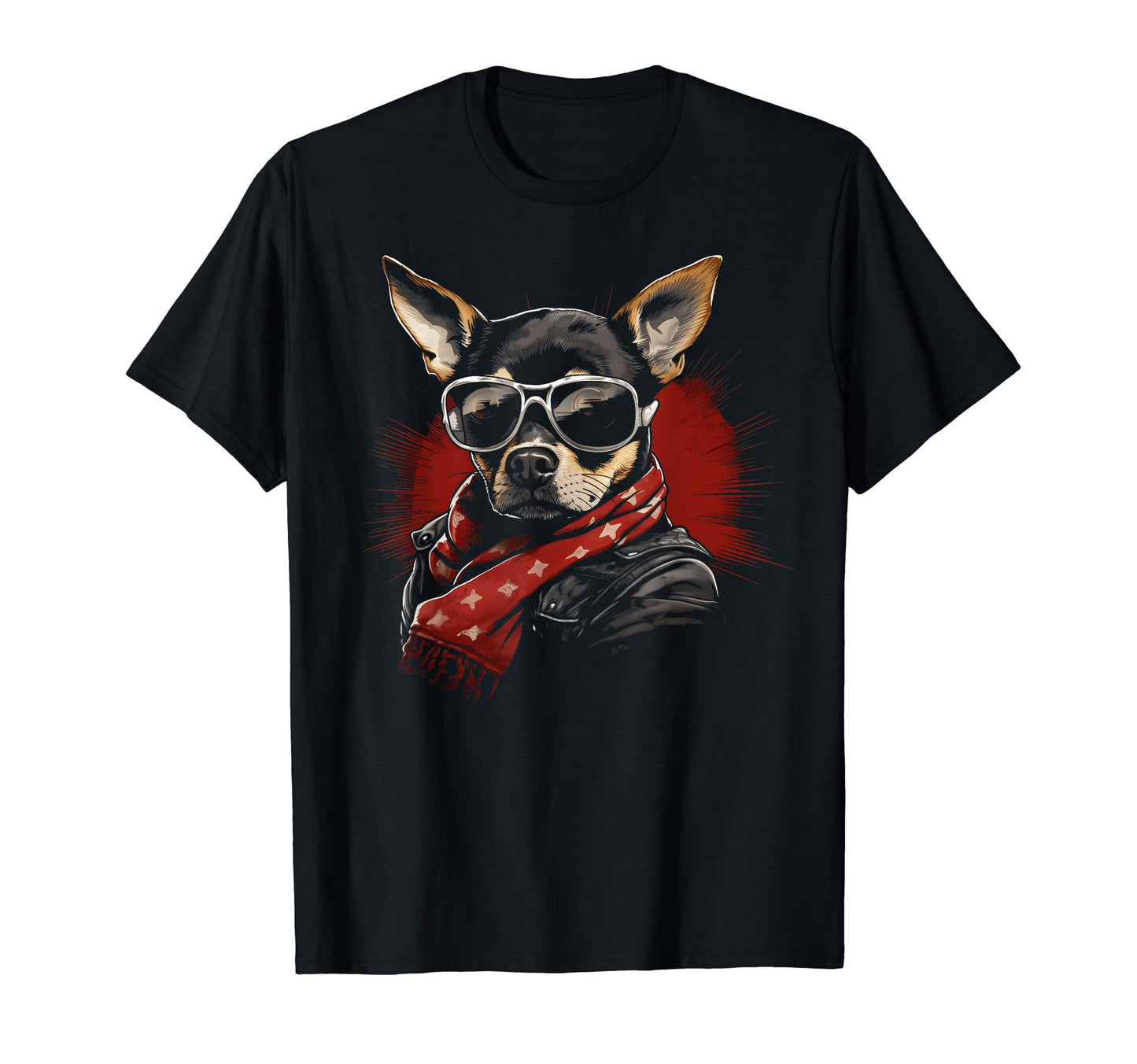Motorcycle Dad Biker Dog Funny T-Shirt - Fun Novelty Design Men Women - T-Shirt, Sweatshirt, Hoodie