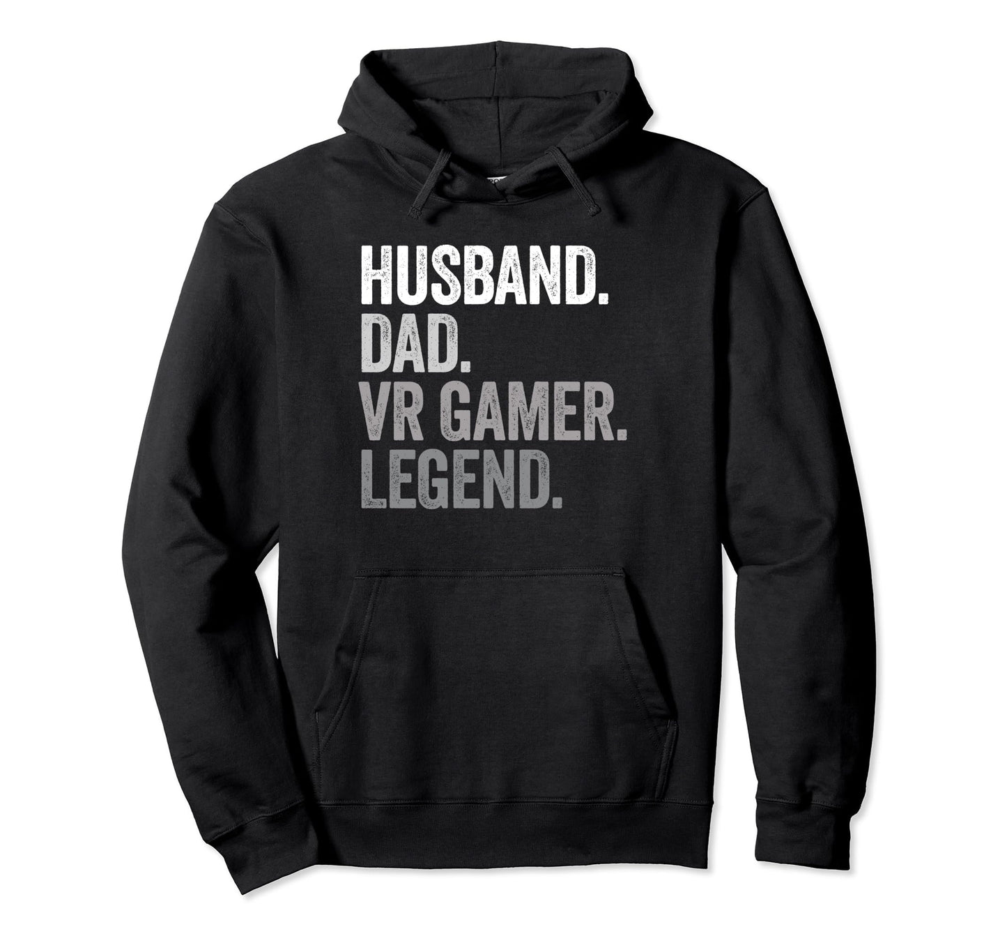 Husband Dad Vr Gamer Funny Virtual Hoodie - Novelty Apparel for Adults - T-Shirt, Sweatshirt, Hoodie