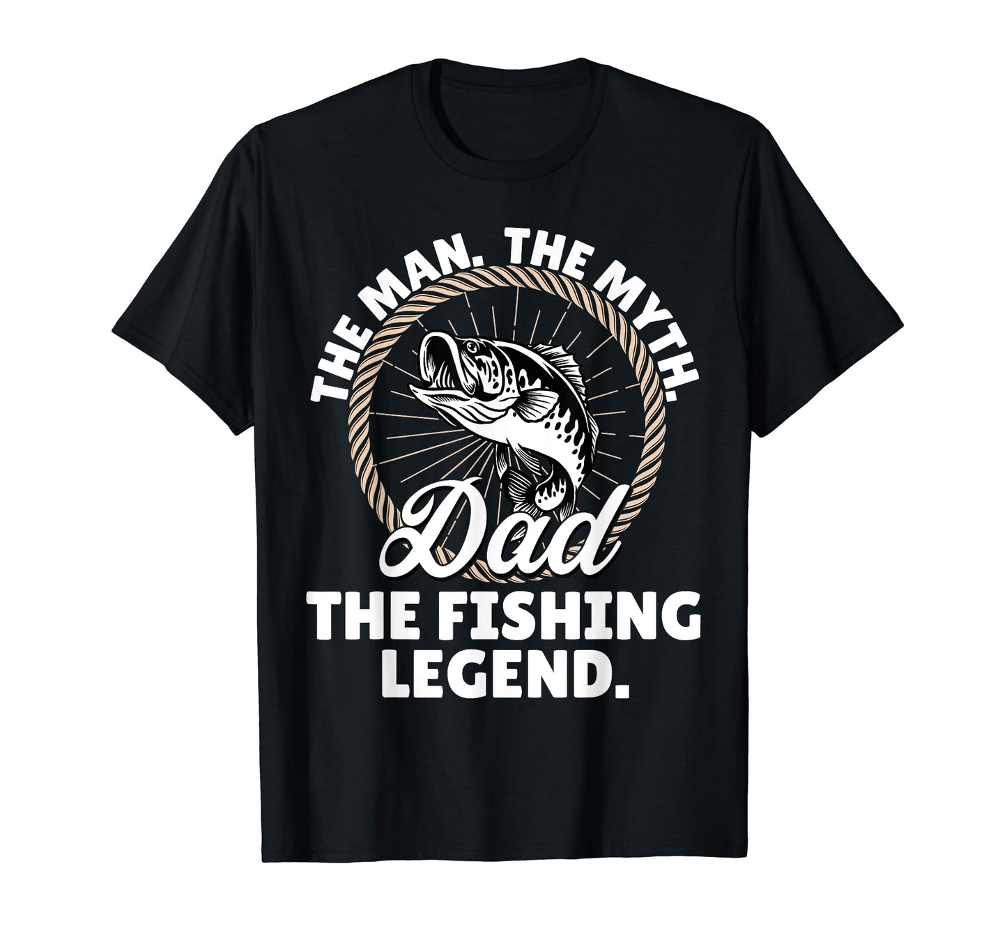 Myth Fishing Legend Dad T-Shirt - Aesthetic Graphic for Adults - T-Shirt, Sweatshirt, Hoodie
