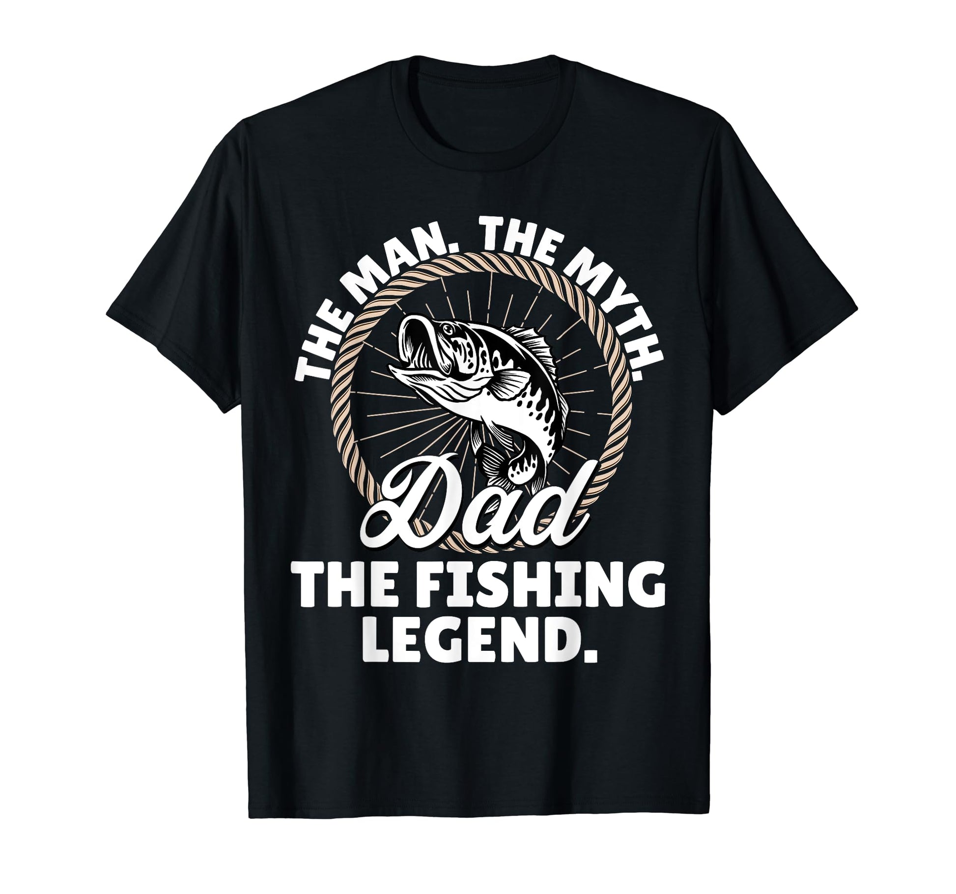 Myth Fishing Legend Dad T-Shirt - Aesthetic Graphic for Adults - T-Shirt, Sweatshirt, Hoodie