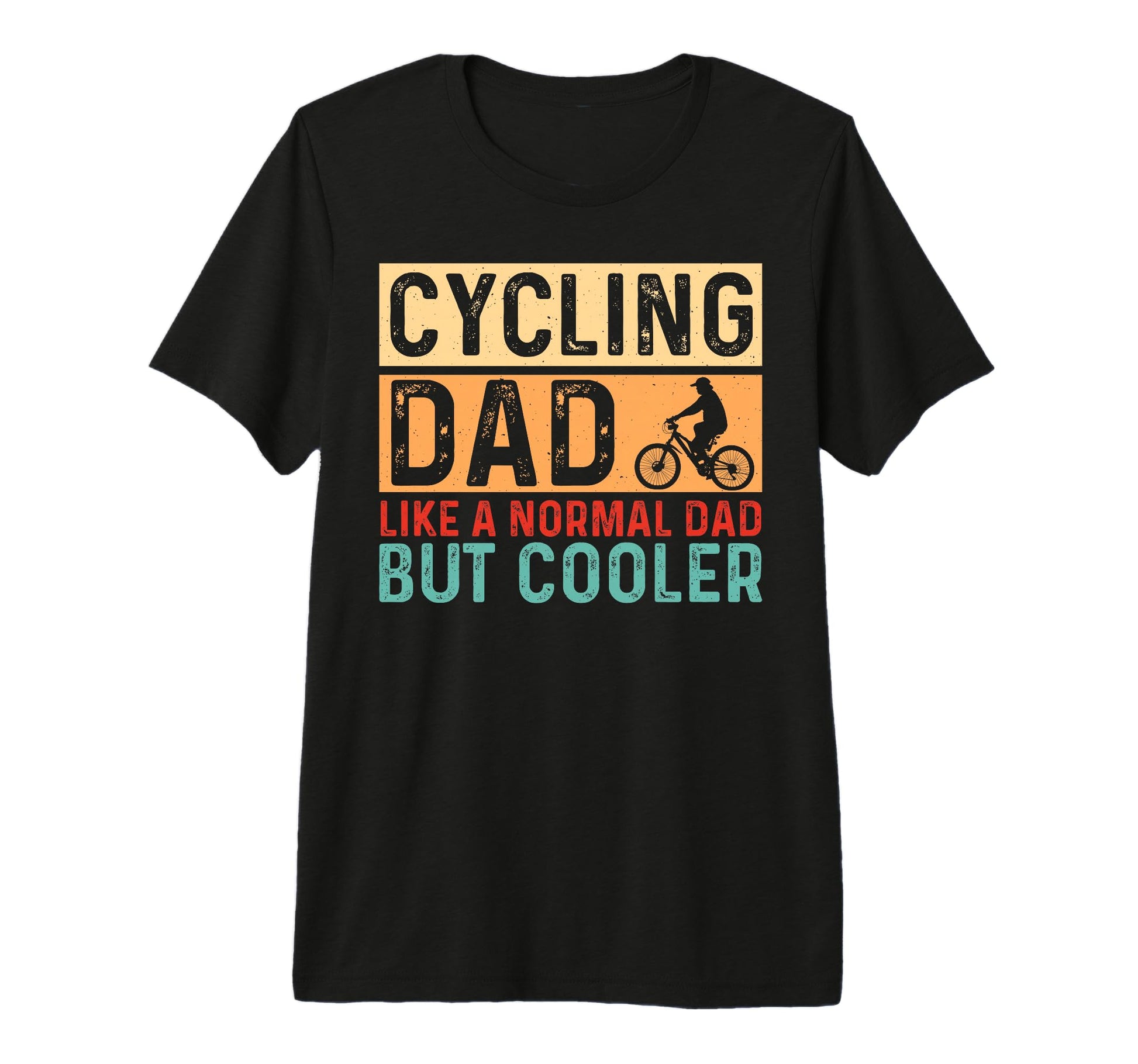 Cycling Dad Like Normal Dad But T-Shirt - Minimalist Print Men Women - T-Shirt, Sweatshirt, Hoodie
