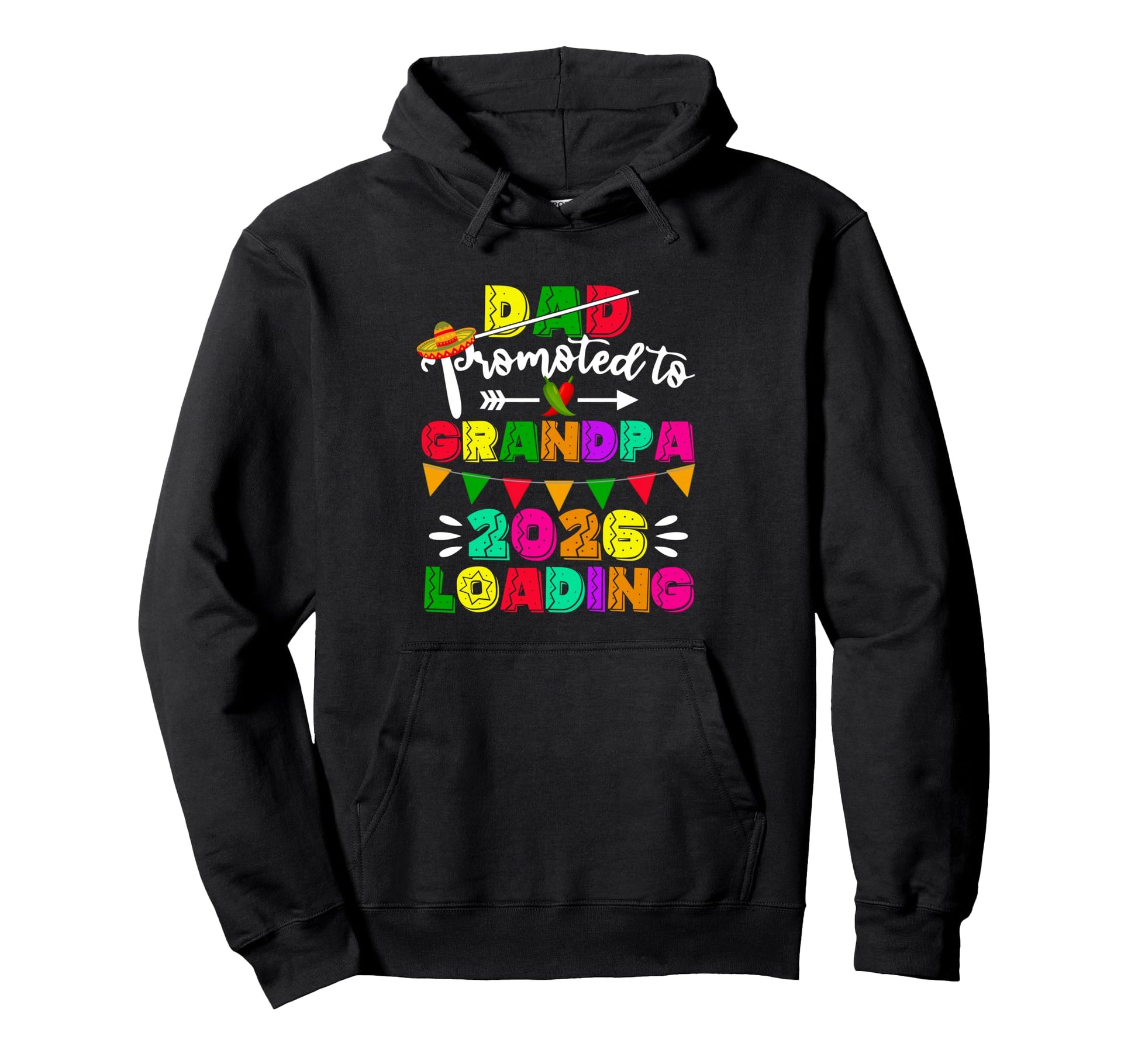 Dad Promoted To Grandpa Loading 2026 Hoodie - Aesthetic Graphic Unisex - T-Shirt, Sweatshirt, Hoodie