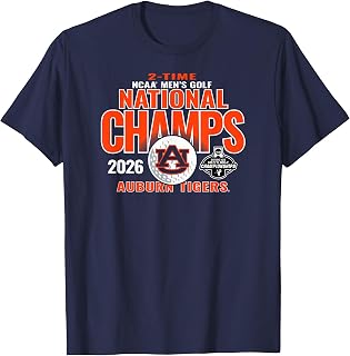 Auburn Tigers National Champs 2026 Men's Golf T-Shirt Unisex T-shirt, Sweatshirt, Hoodie, Long Sleeve Tee - T-Shirt, Sweatshirt, Hoodie