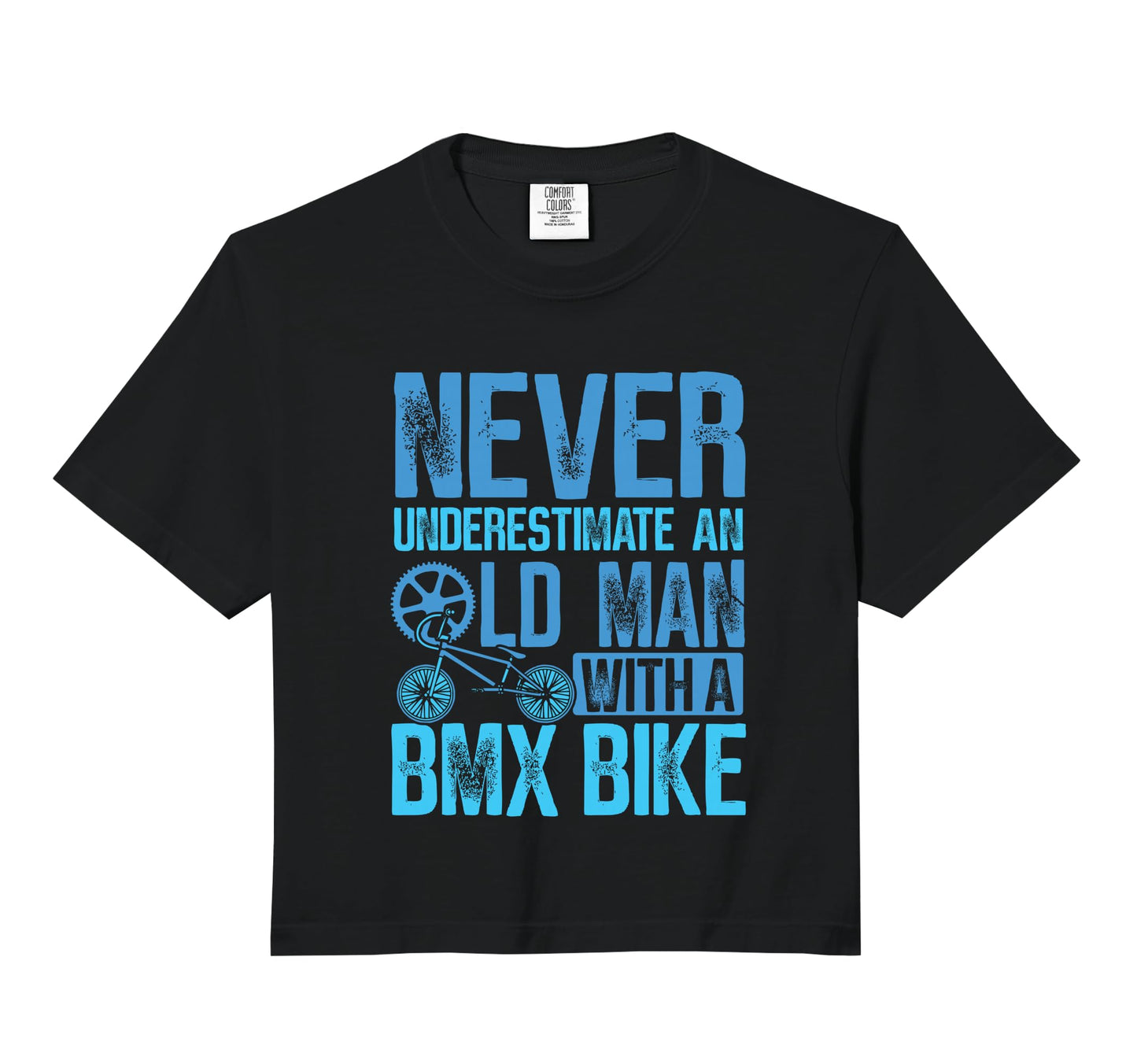Old Bmx Bike Father Dad Bmx Comfort Sweatshirt - Graphic Print Unisex - T-Shirt, Sweatshirt, Hoodie