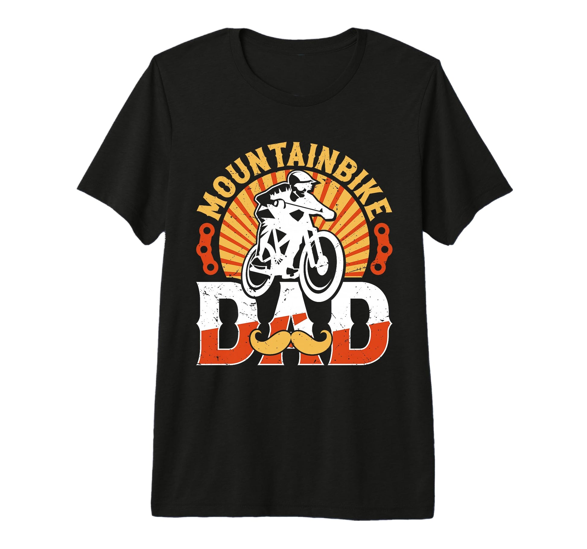 Mountain Bike Dad Mountain Biking T-Shirt - Trendy Graphic for Adults - T-Shirt, Sweatshirt, Hoodie