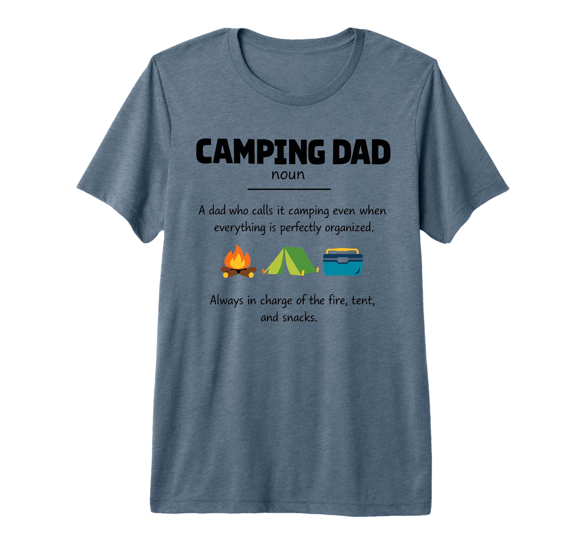 Camping Dad Definition Gifts Fathers Day T-Shirt - Unique Graphic Unisex - T-Shirt, Sweatshirt, Hoodie