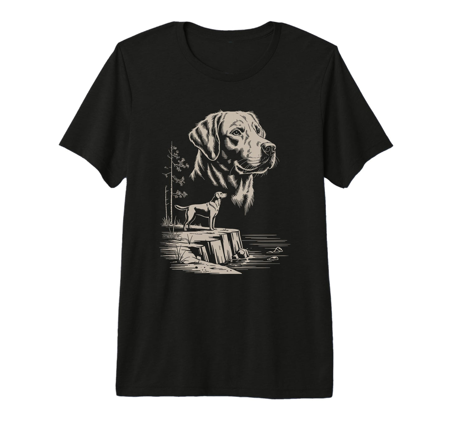 Mom Dad Chesapeake Bay Retriever Dog T-Shirt - Minimalist Print for Adults - T-Shirt, Sweatshirt, Hoodie
