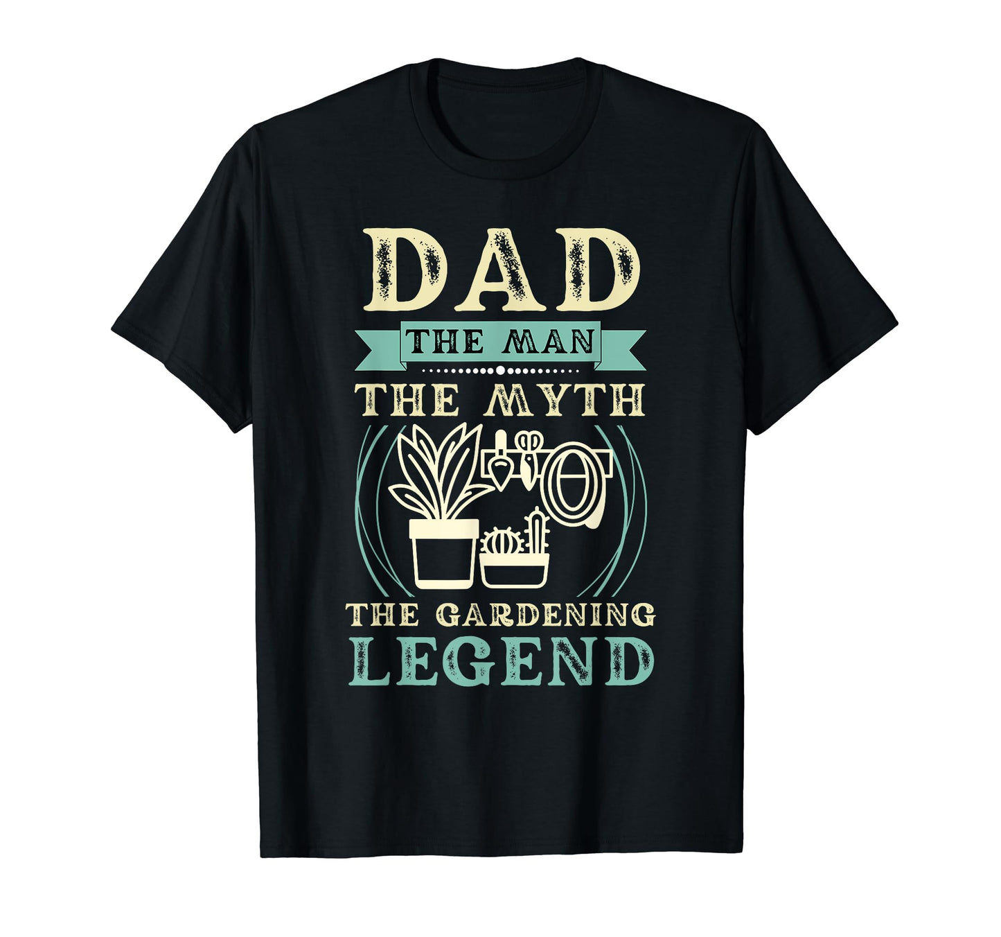Gardener Dad Myth Gardening Legend Father T-Shirt - Custom Art Print Unisex - T-Shirt, Sweatshirt, Hoodie