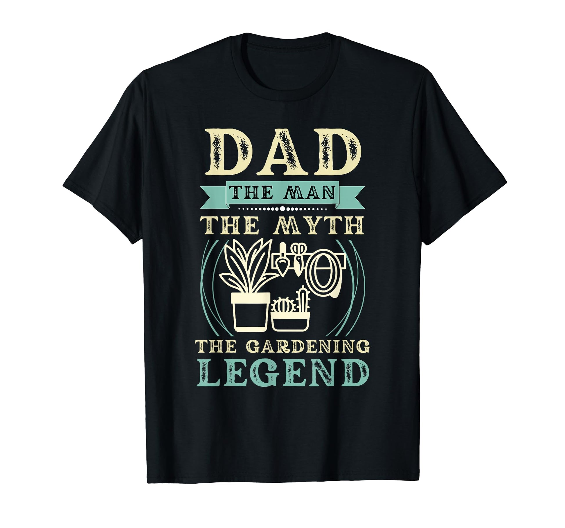 Gardener Dad Myth Gardening Legend Father T-Shirt - Custom Art Print Unisex - T-Shirt, Sweatshirt, Hoodie
