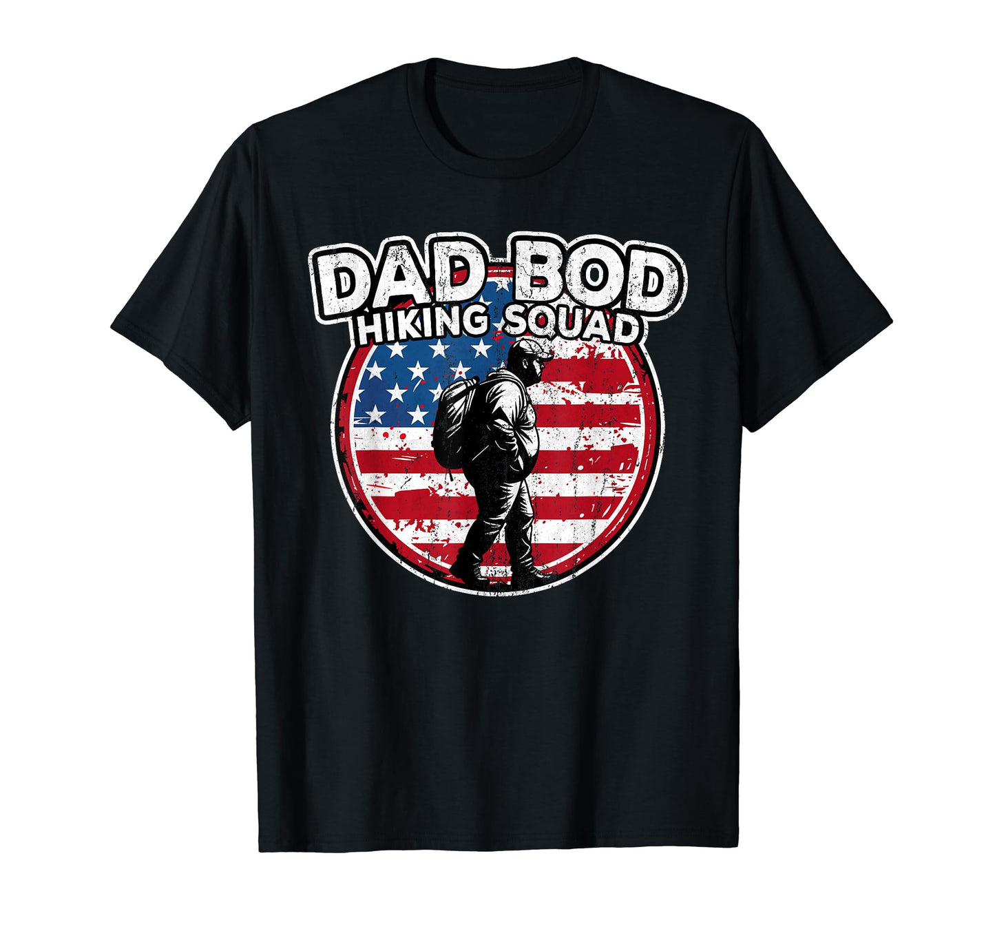 Dad Bod Hiking Squad Hiking Dad Us T-Shirt - Custom Art Print for Adults - T-Shirt, Sweatshirt, Hoodie
