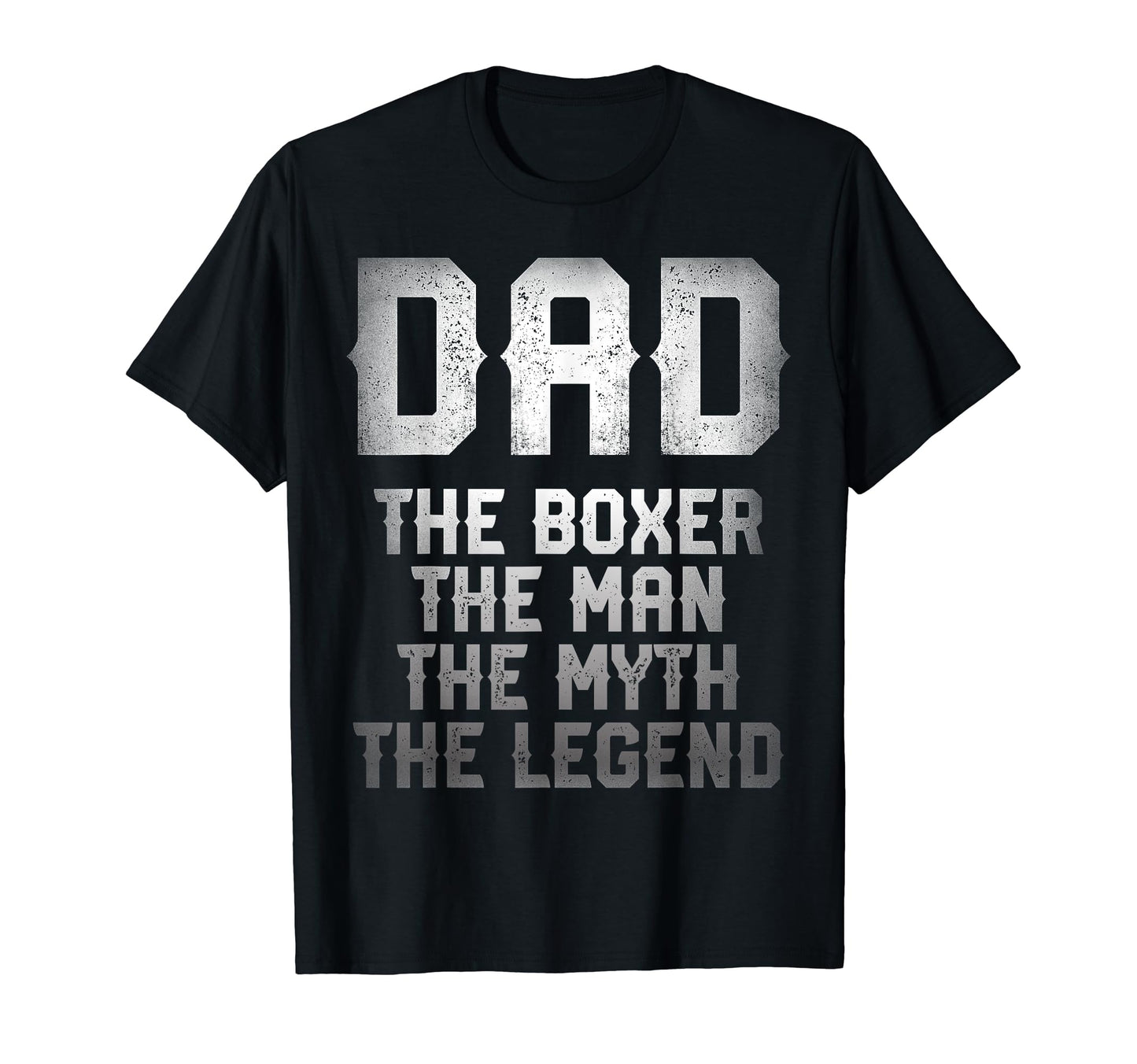 Dad Boxer Myth Legend Boxing T-Shirt - Custom Art Print Unisex - T-Shirt, Sweatshirt, Hoodie
