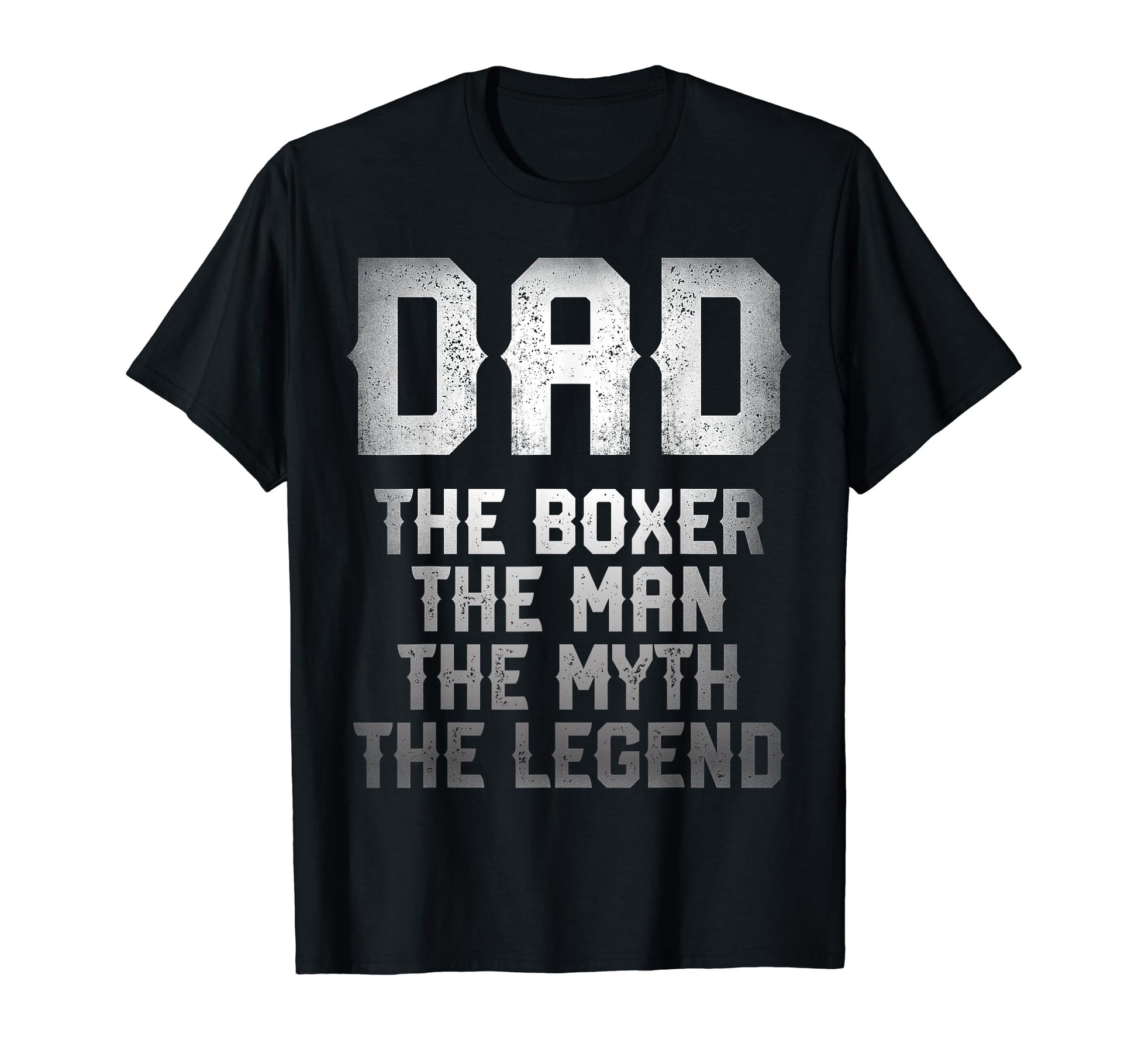 Dad Boxer Myth Legend Boxing T-Shirt - Custom Art Print Unisex - T-Shirt, Sweatshirt, Hoodie