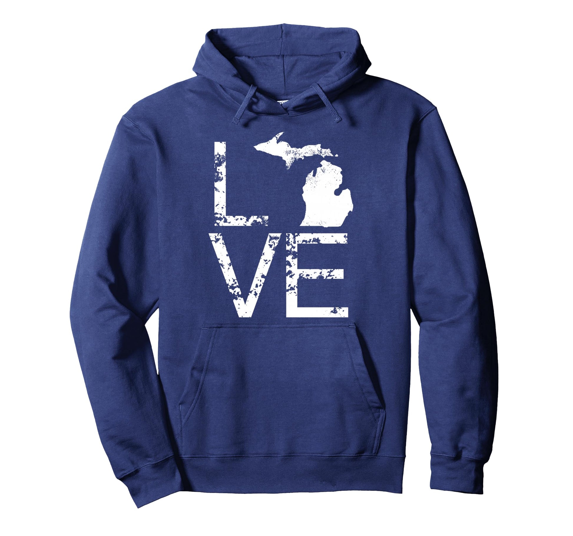 Michigan Love Mi State Home Pride Map Hoodie - Unique Graphic for Adults - T-Shirt, Sweatshirt, Hoodie
