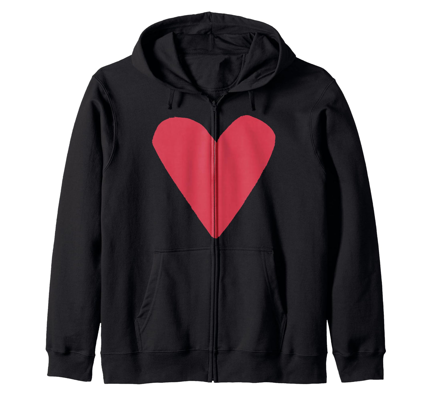 Pop Art Big Heart Tees Hoodie - Minimalist Print Men Women - T-Shirt, Sweatshirt, Hoodie