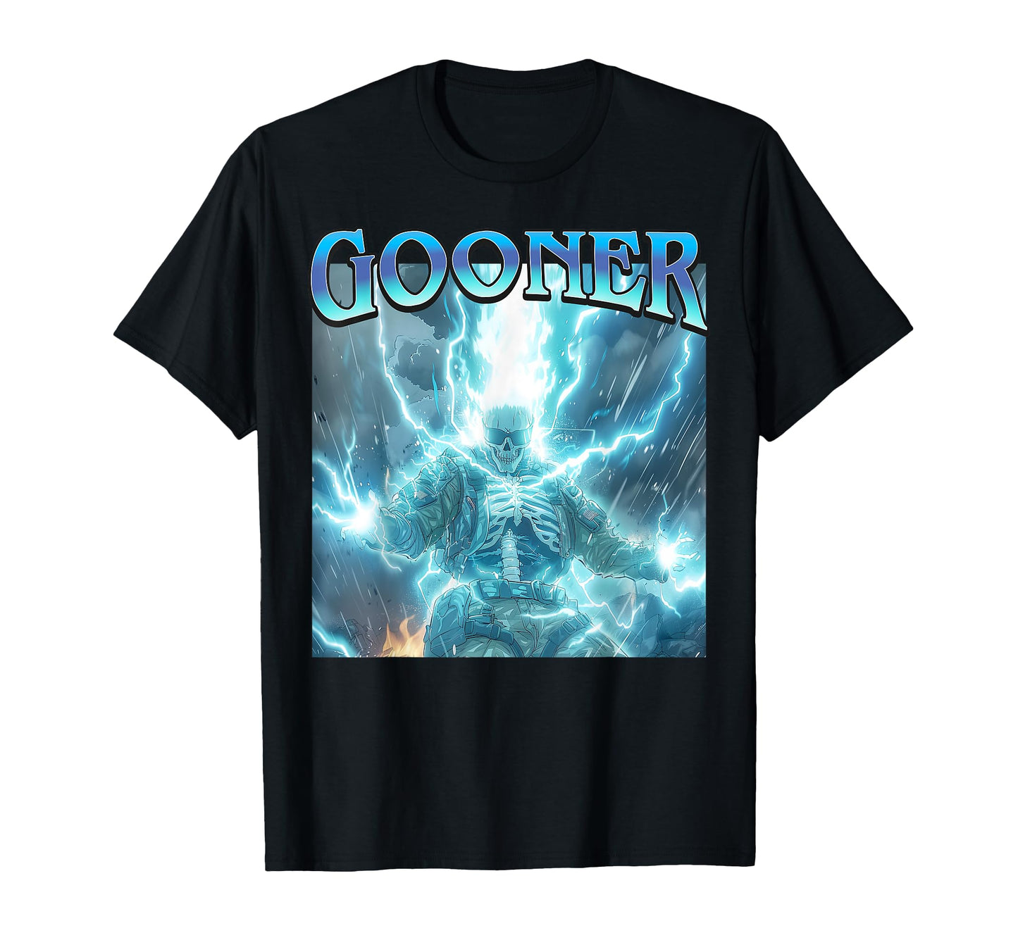 Gooner Funny Inappropriate Hard T-Shirt - Minimalist Print for Adults - T-Shirt, Sweatshirt, Hoodie