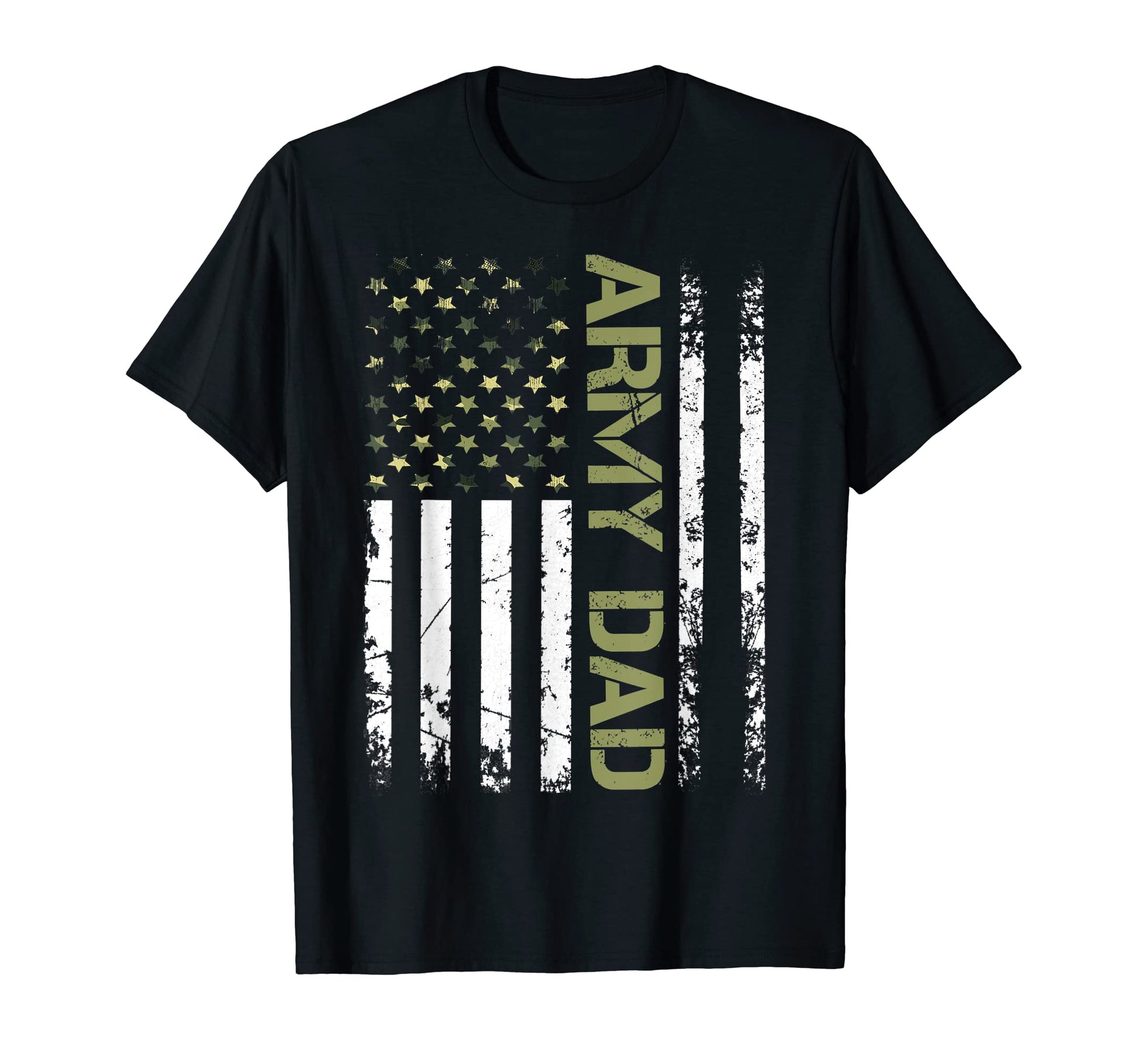 Army Dad United States Usa Flag T-Shirt - Aesthetic Graphic Men Women - T-Shirt, Sweatshirt, Hoodie