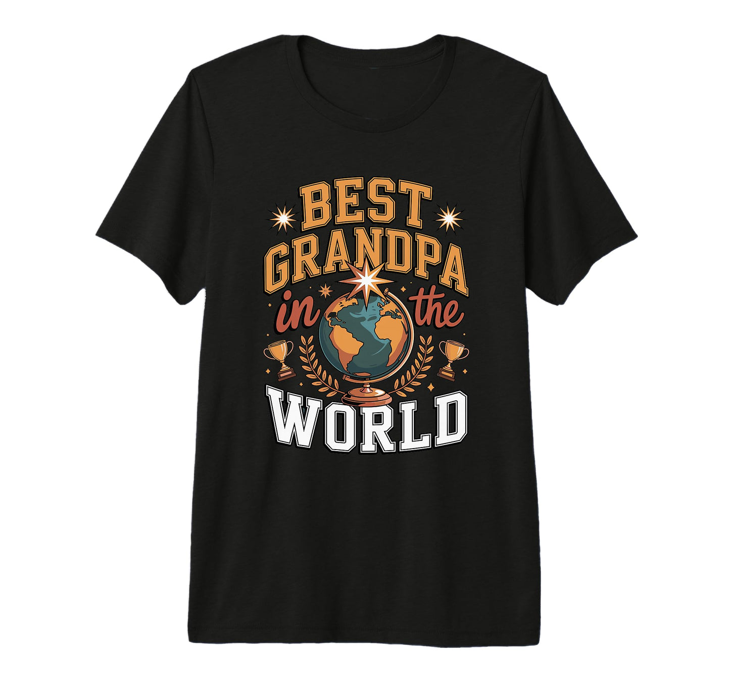 Mens Best Grandpa World Greatest T-Shirt - Minimalist Print Unisex - T-Shirt, Sweatshirt, Hoodie