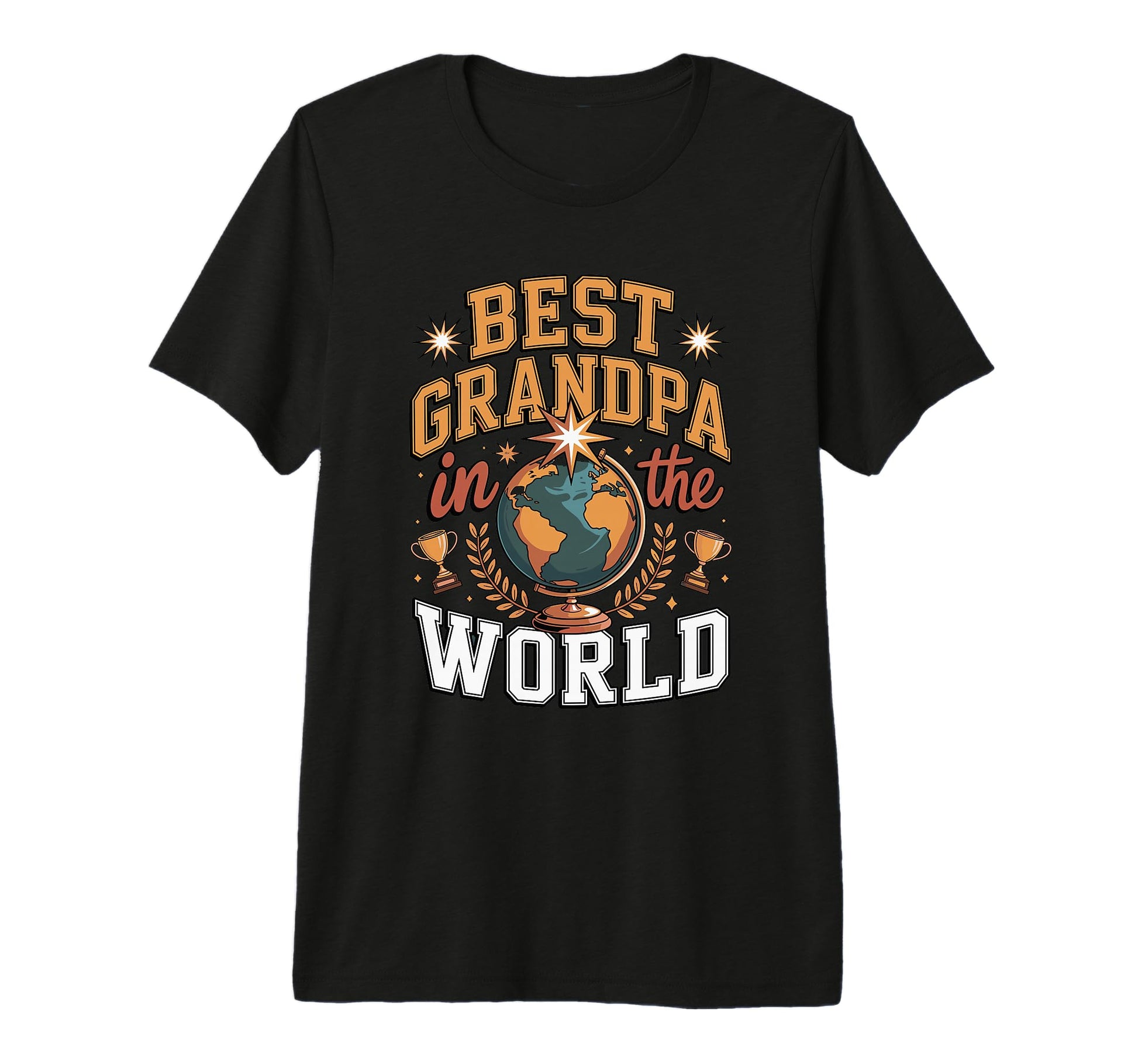 Mens Best Grandpa World Greatest T-Shirt - Minimalist Print Unisex - T-Shirt, Sweatshirt, Hoodie