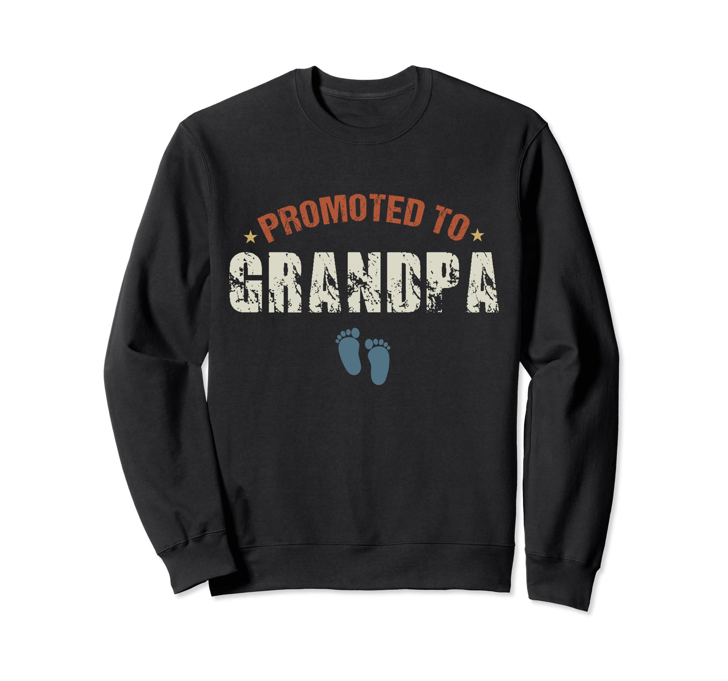 Promoted To Grandpa 2024 New Grandpa Sweatshirt - Streetwear Style Unisex - T-Shirt, Sweatshirt, Hoodie