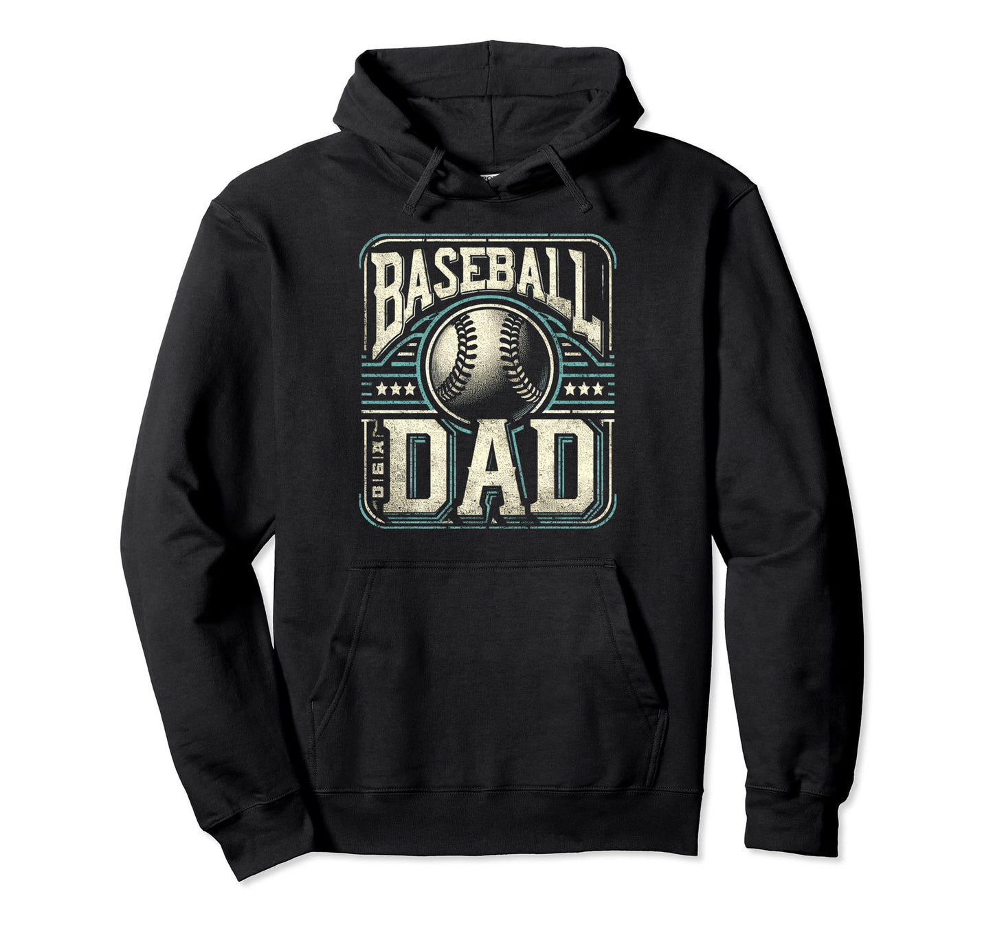 Baseball Dad Fathers Day Hoodie - Novelty Apparel Unisex - T-Shirt, Sweatshirt, Hoodie