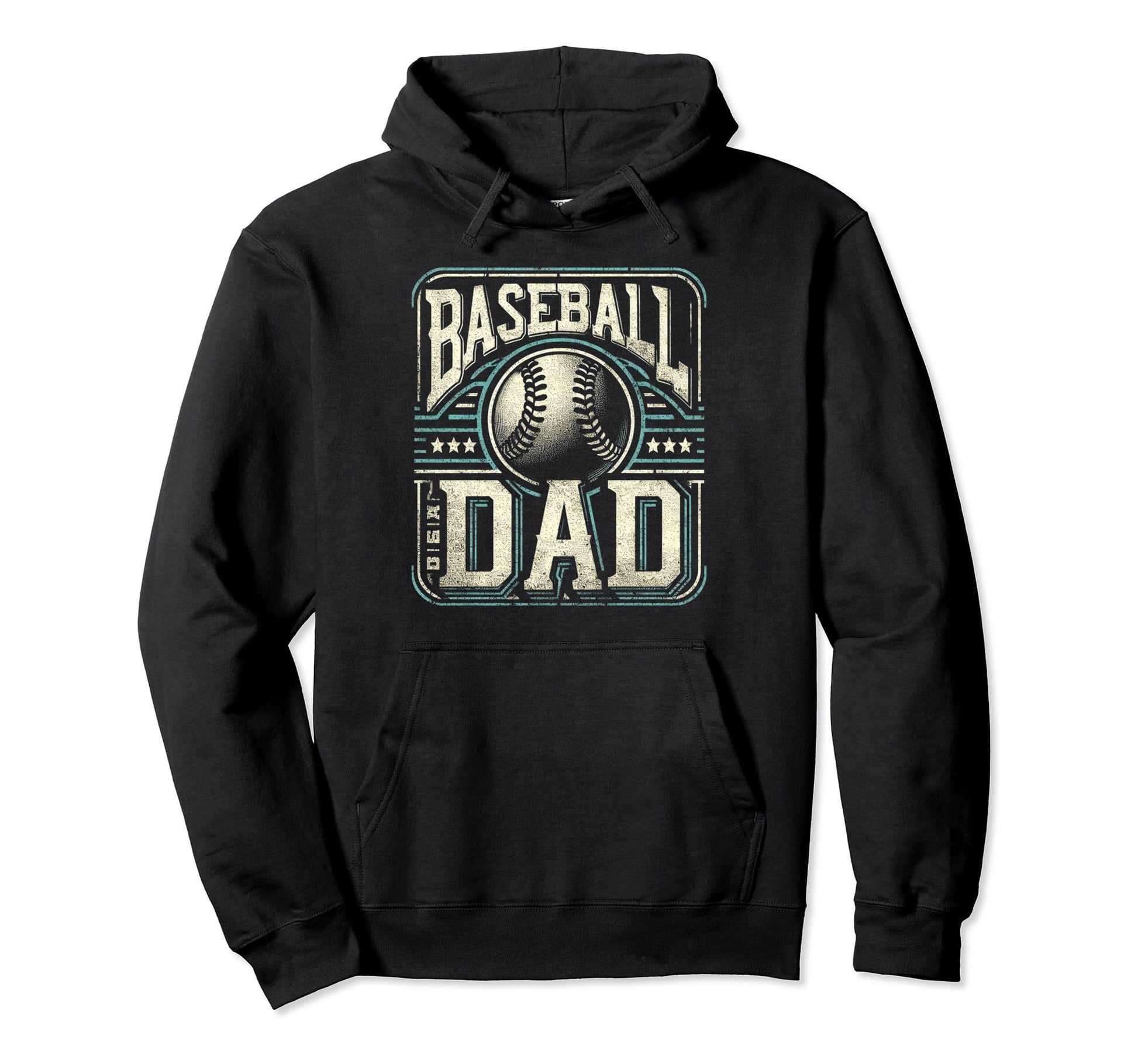 Baseball Dad Fathers Day Hoodie - Novelty Apparel Unisex - T-Shirt, Sweatshirt, Hoodie