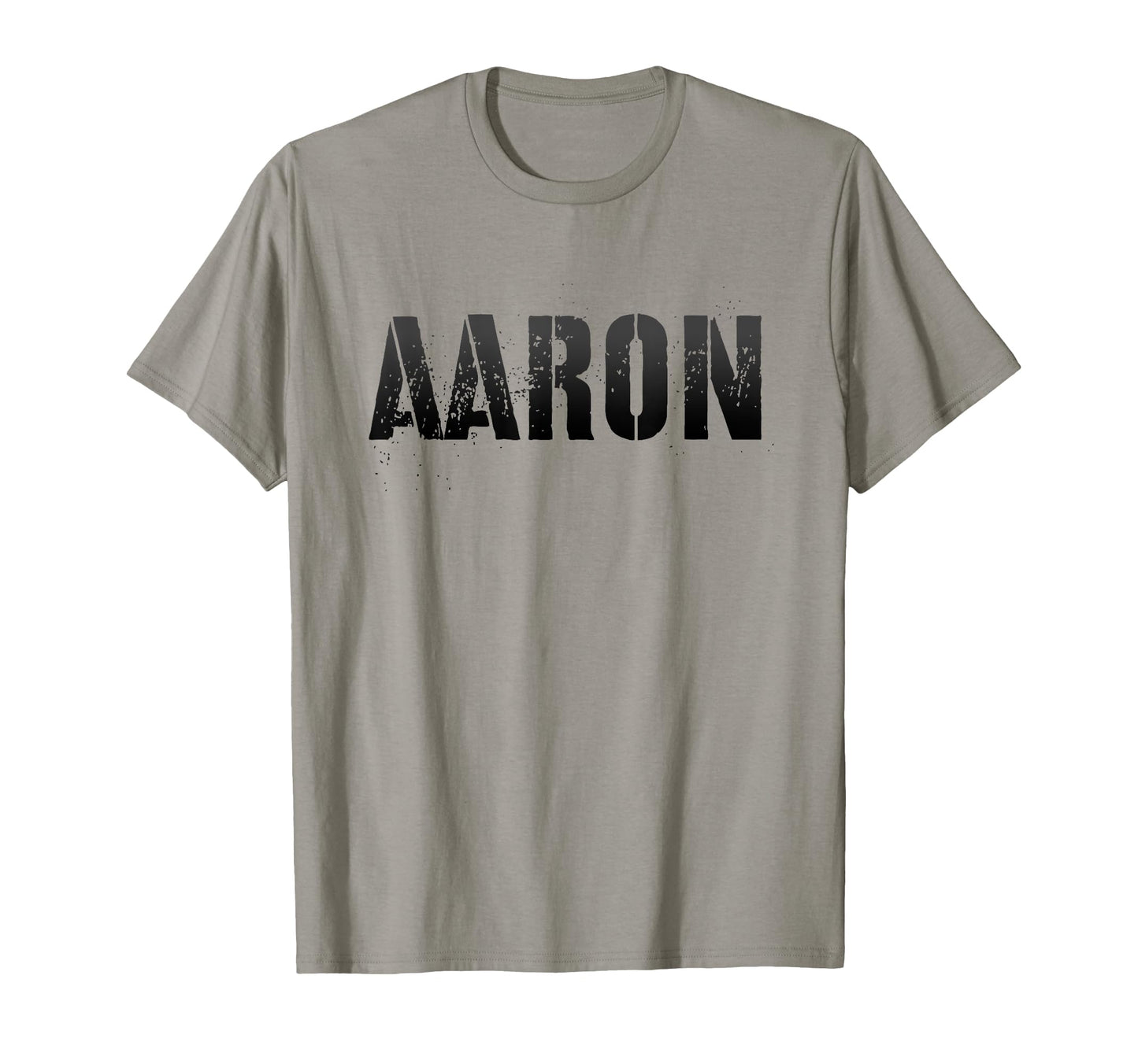 First Name Aaron Military T-Shirt - Aesthetic Graphic for Adults - T-Shirt, Sweatshirt, Hoodie