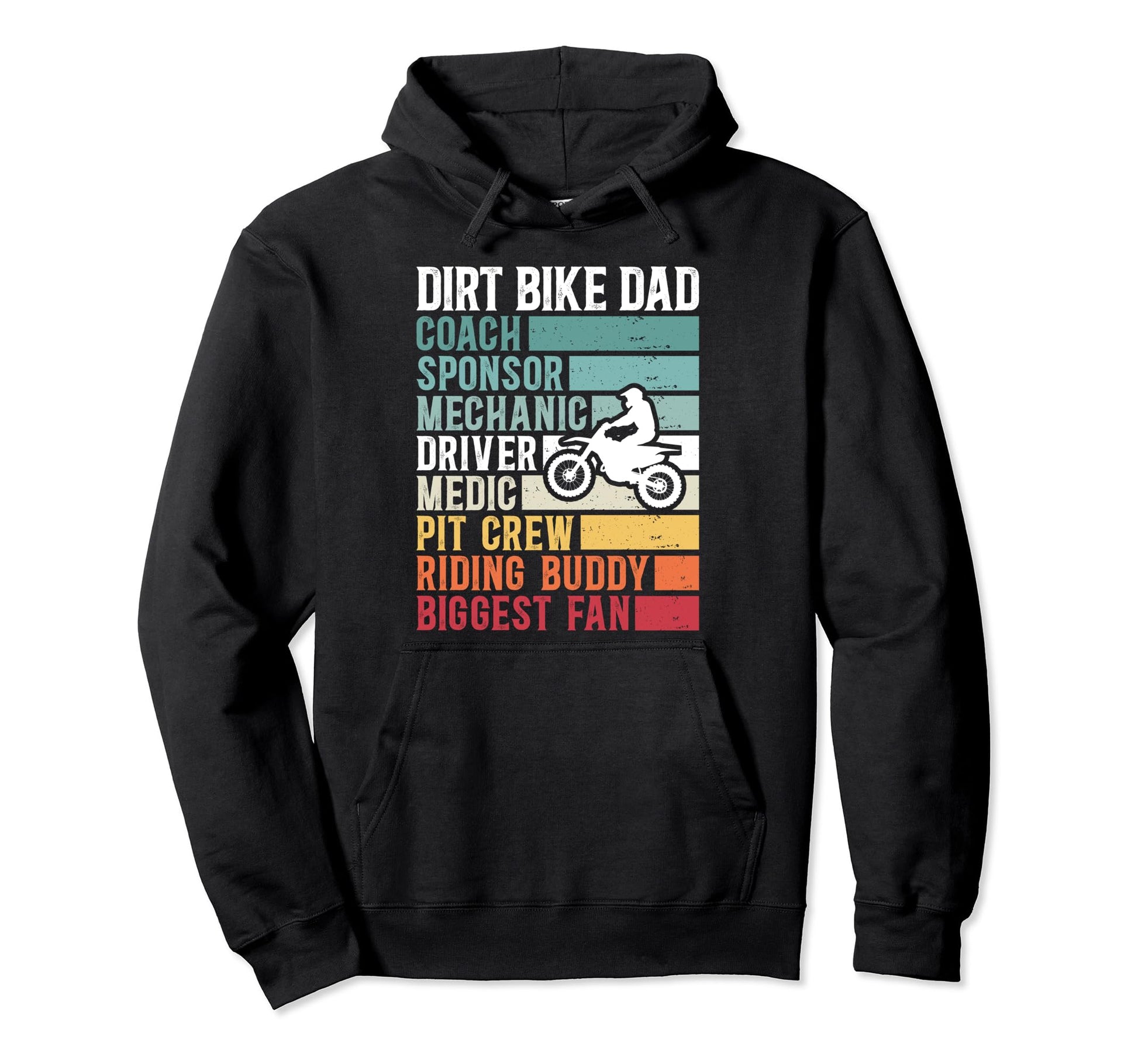 Dirt Bike Dad Definition Dad Dirt Hoodie - Streetwear Style Men Women - T-Shirt, Sweatshirt, Hoodie