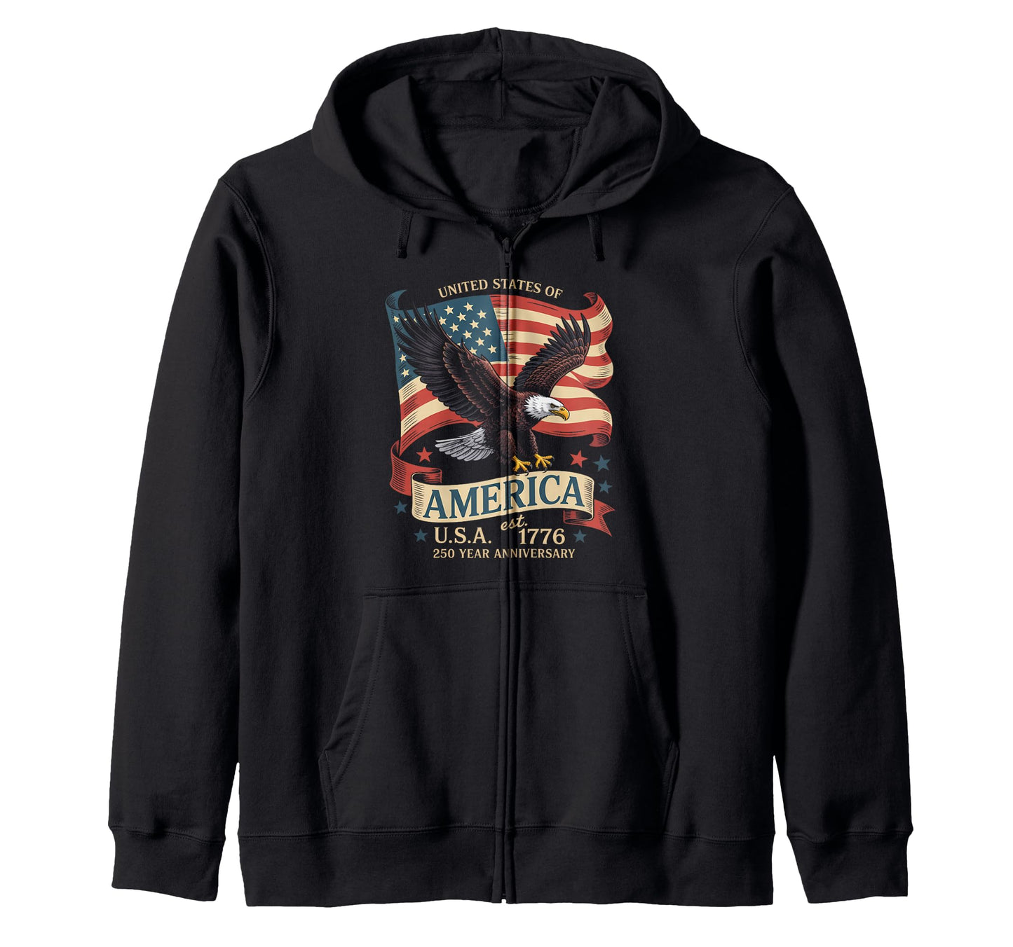 United States 250 Year Anniversary Sweatshirt - Streetwear Style Unisex - T-Shirt, Sweatshirt, Hoodie