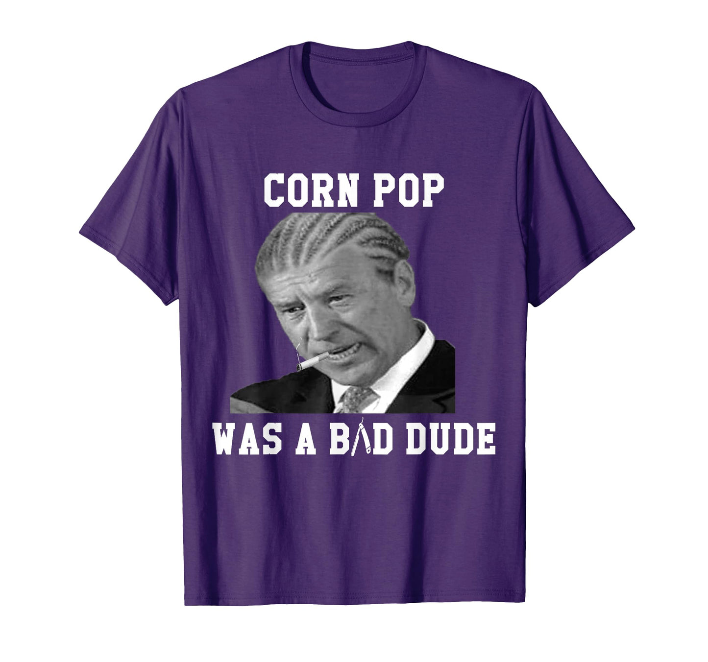 Corn Pop Was Bad Dude Joe Biden T-Shirt - Trendy Graphic for Adults - T-Shirt, Sweatshirt, Hoodie