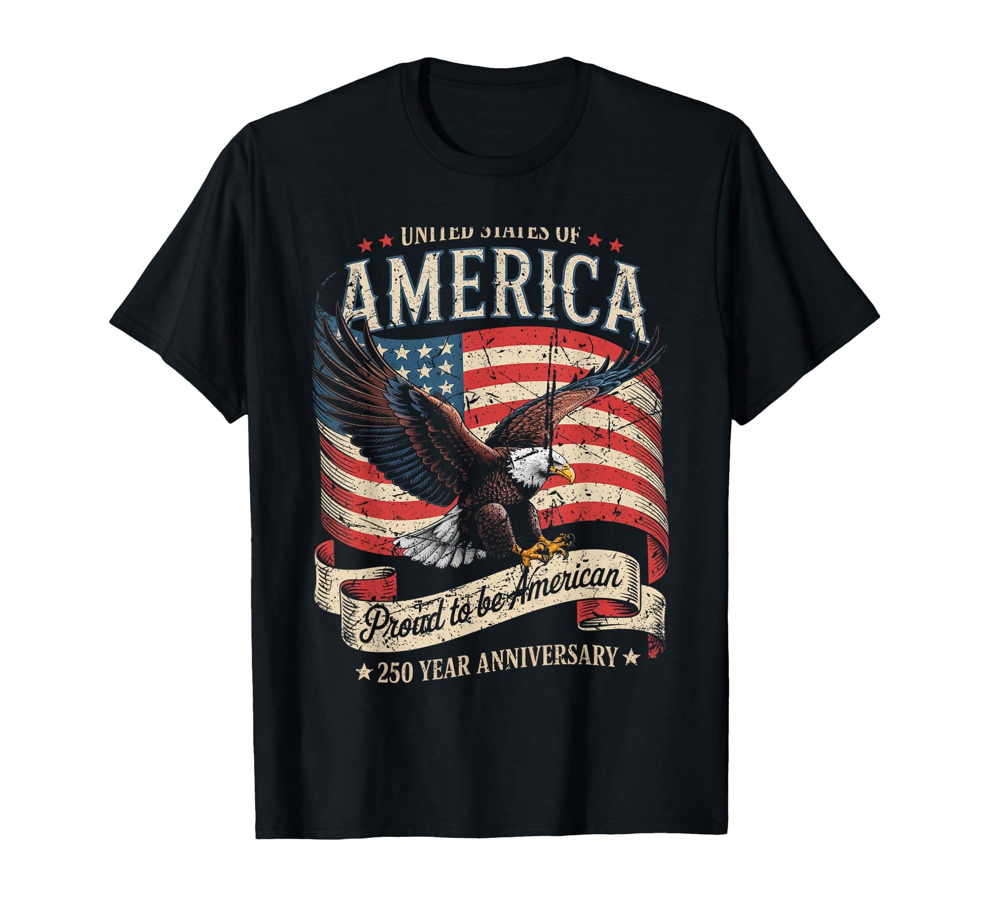 United States Anniversary American Flag Sweatshirt - Novelty Apparel Unisex - T-Shirt, Sweatshirt, Hoodie
