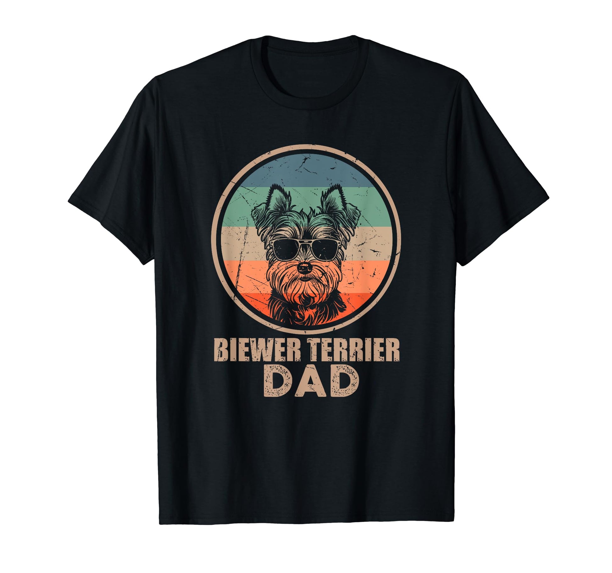 Biewer Terrier Dog Dad Gifts Dog Lover T-Shirt - Custom Art Print Men Women - T-Shirt, Sweatshirt, Hoodie