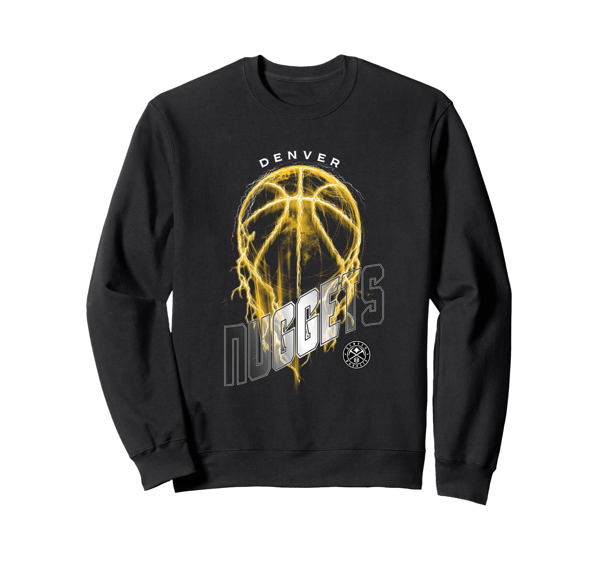 Nba Denver Nuggets Lightning Bolt Sweatshirt - Unique Graphic Men Women - T-Shirt, Sweatshirt, Hoodie
