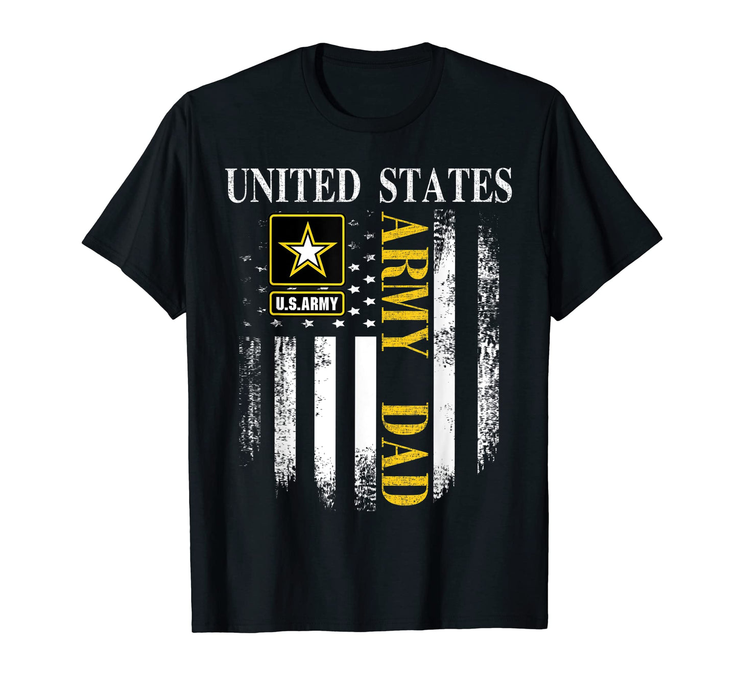 United States Army Dad American Flag T-Shirt - Aesthetic Graphic Unisex - T-Shirt, Sweatshirt, Hoodie