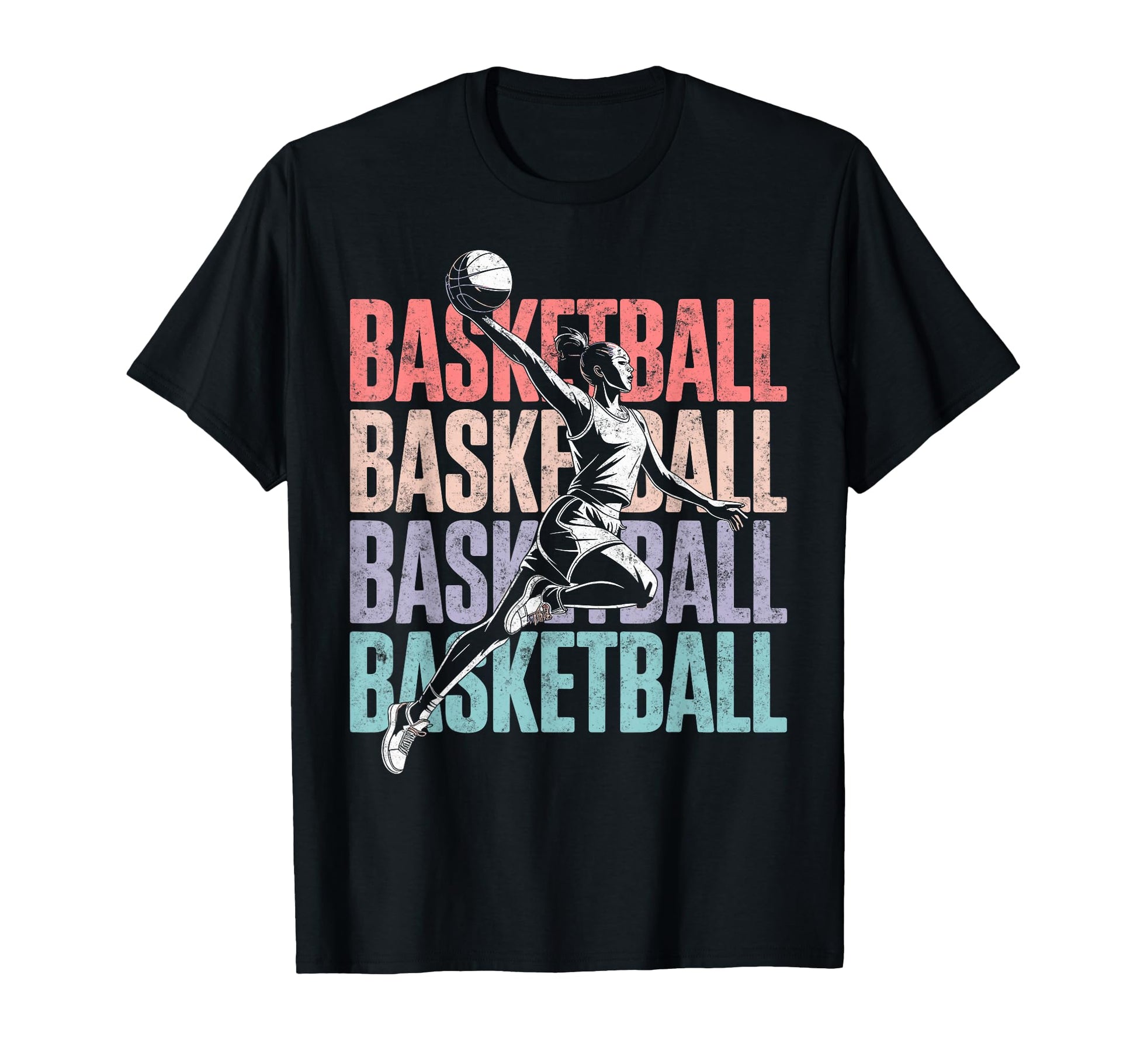 Basketball Player Slam Dunk T-Shirt - Minimalist Print Men Women - T-Shirt, Sweatshirt, Hoodie