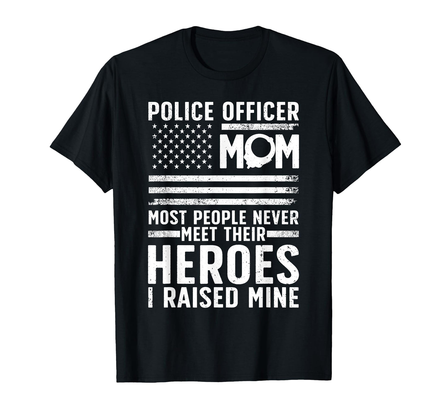 Police Mom Art Cop Mother Police T-Shirt - Minimalist Print Men Women - T-Shirt, Sweatshirt, Hoodie