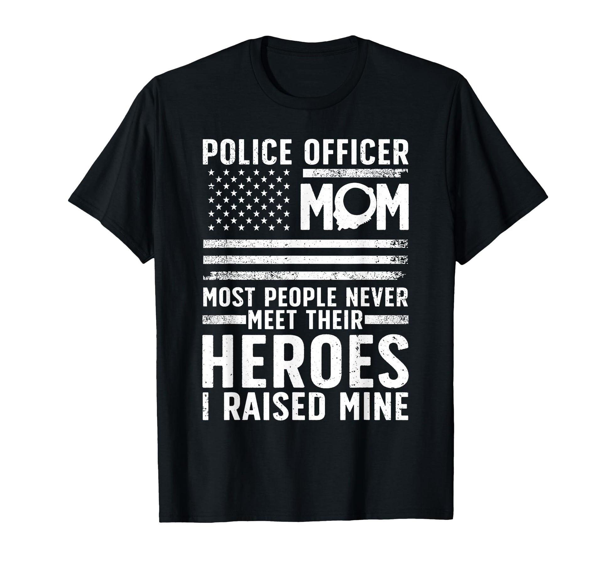 Police Mom Art Cop Mother Police T-Shirt - Minimalist Print Men Women - T-Shirt, Sweatshirt, Hoodie