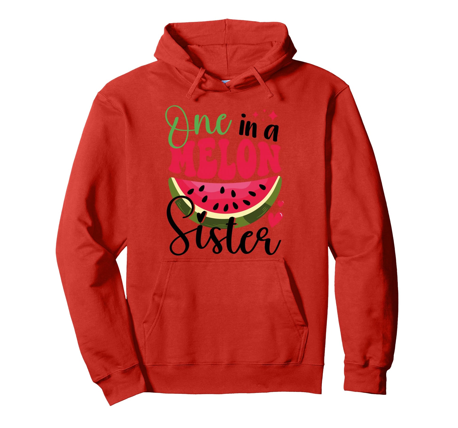 One Melon Sister 1St Birthday Party Hoodie - Custom Art Print Men Women - T-Shirt, Sweatshirt, Hoodie
