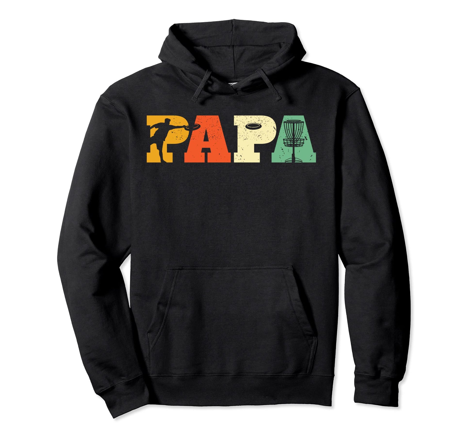 Papa Disc Golf Lover Frisbee Golfing Hoodie - Novelty Apparel Men Women - T-Shirt, Sweatshirt, Hoodie