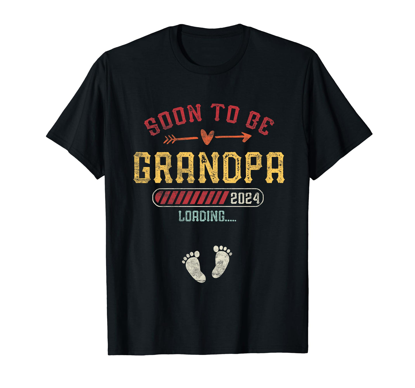Soon To Be Grandpa Loading Promoted To T-Shirt - Trendy Graphic for Adults - T-Shirt, Sweatshirt, Hoodie